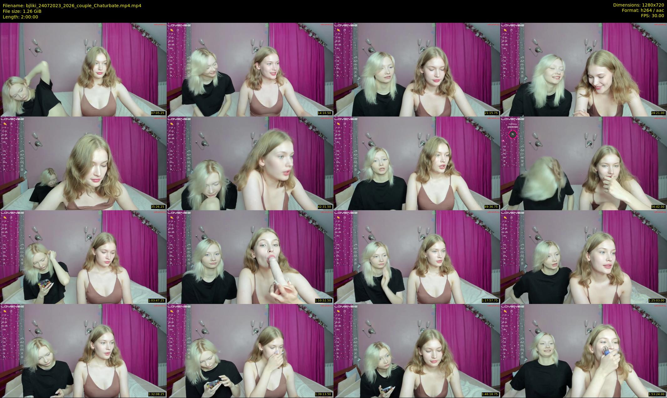bjliki — 120 minute Chaturbate couple cam show recording, 720p, Jul 24, 2023