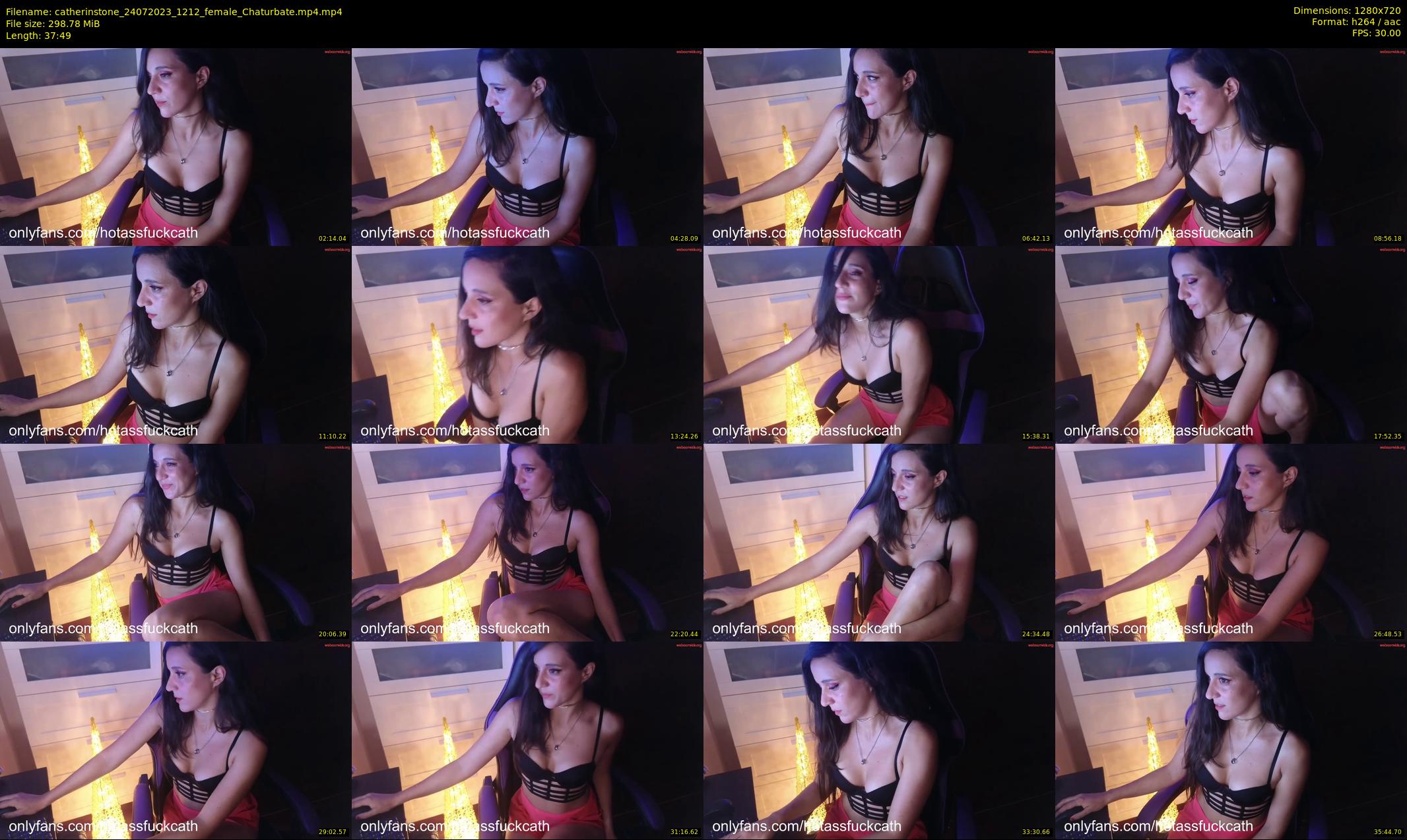 catherinstone — 38 minute Chaturbate female cam show recording, 720p, Jul 24, 2023