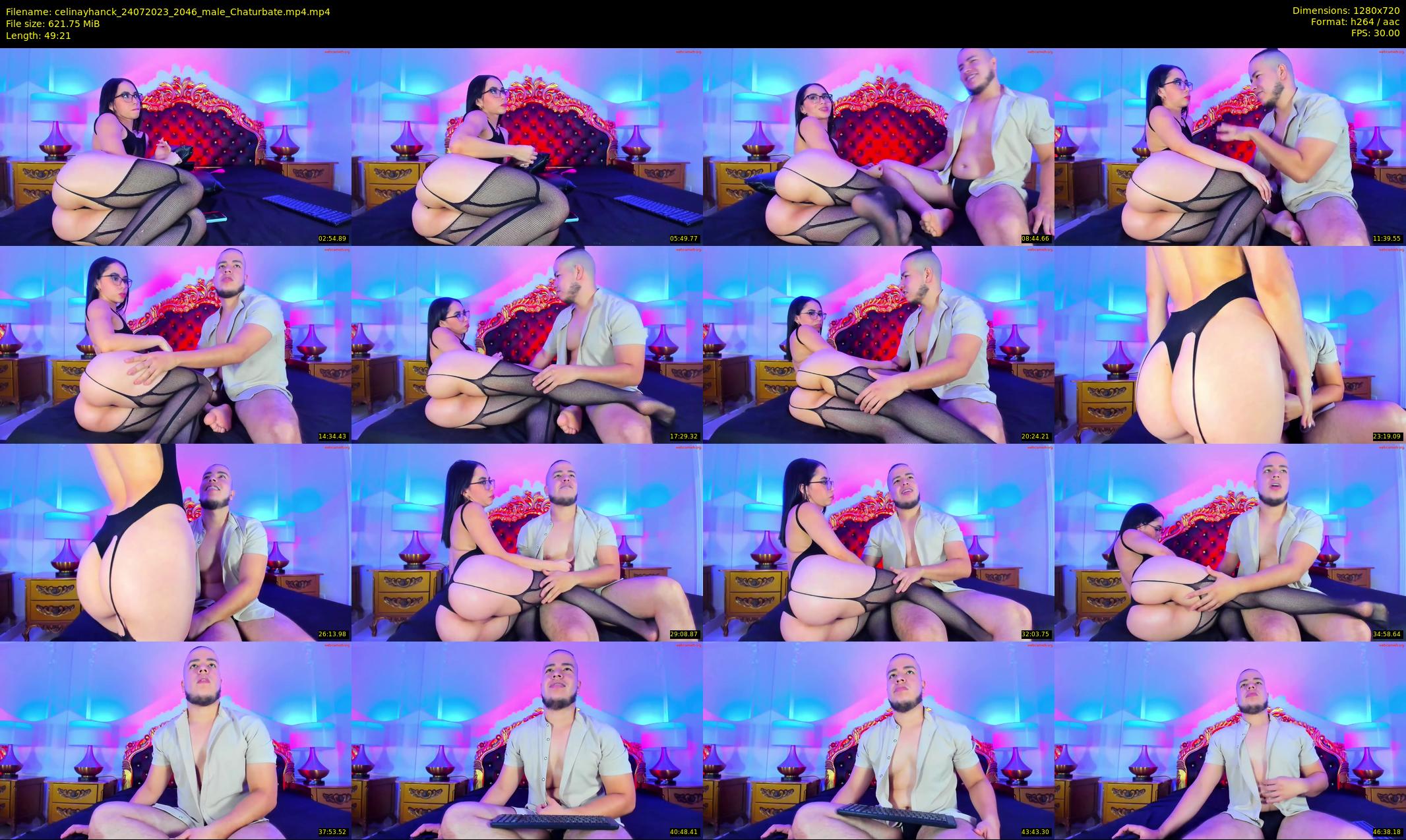 celinayhanck — 50 minute Chaturbate couple cam show recording, 720p, Jul 24, 2023