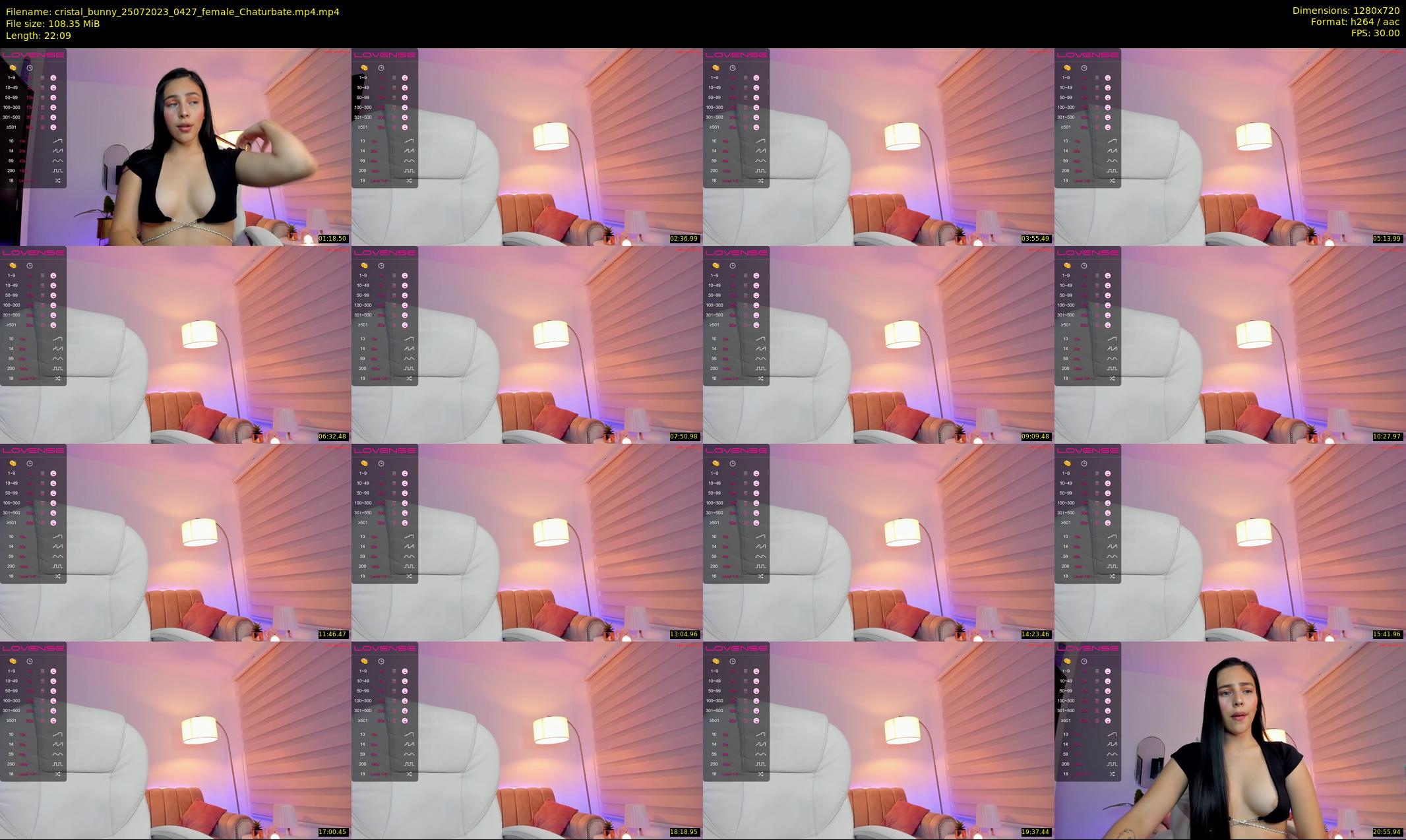 cristal_bunny — 23 minute Chaturbate female cam show recording, 720p, Jul 25, 2023