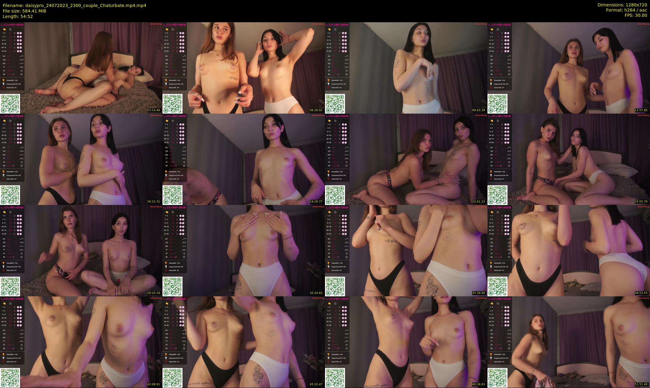 daisypro — 55 minute Chaturbate couple cam show recording, 720p, Jul 24, 2023