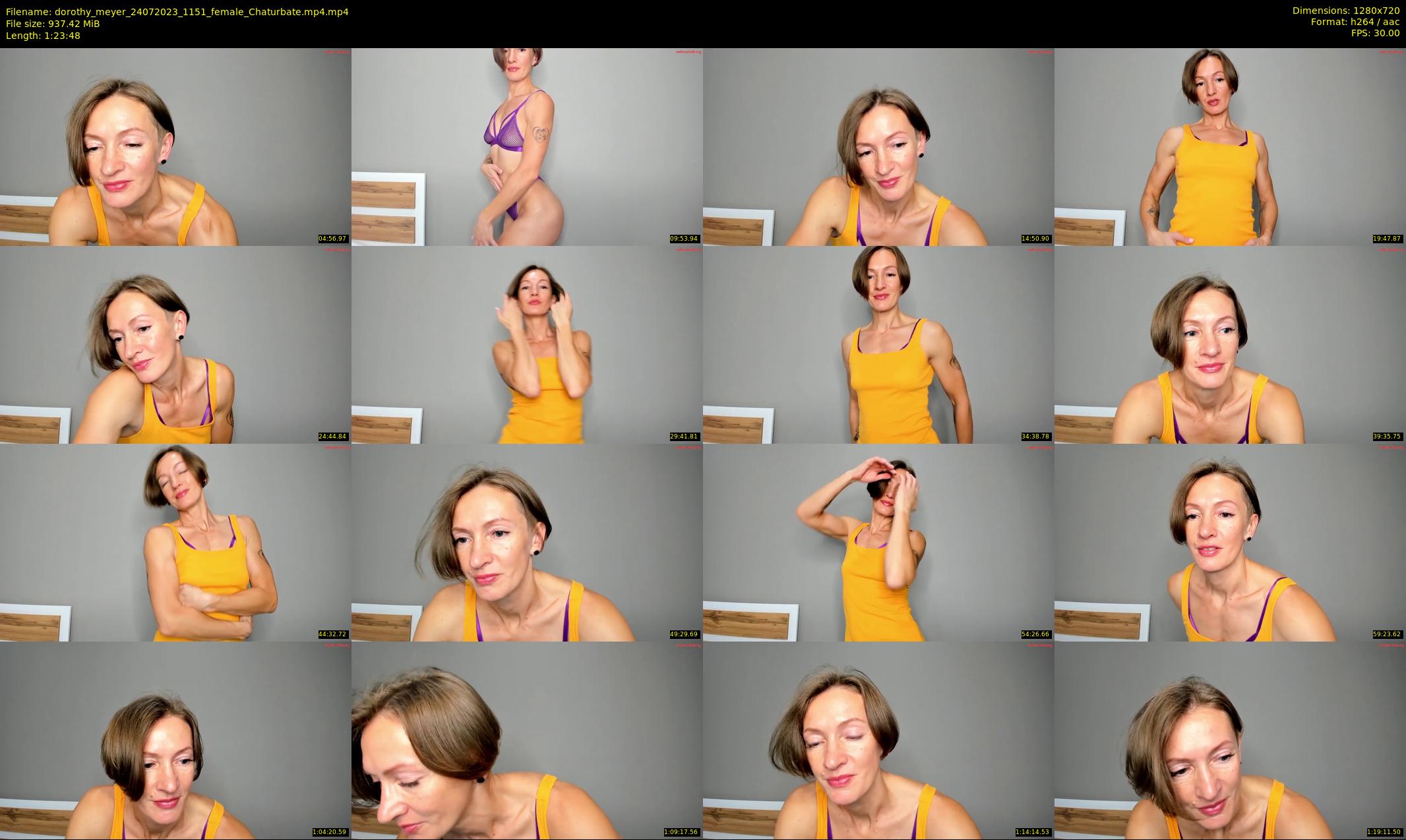 dorothy_meyer — 84 minute Chaturbate female cam show recording, 720p, Jul 24, 2023