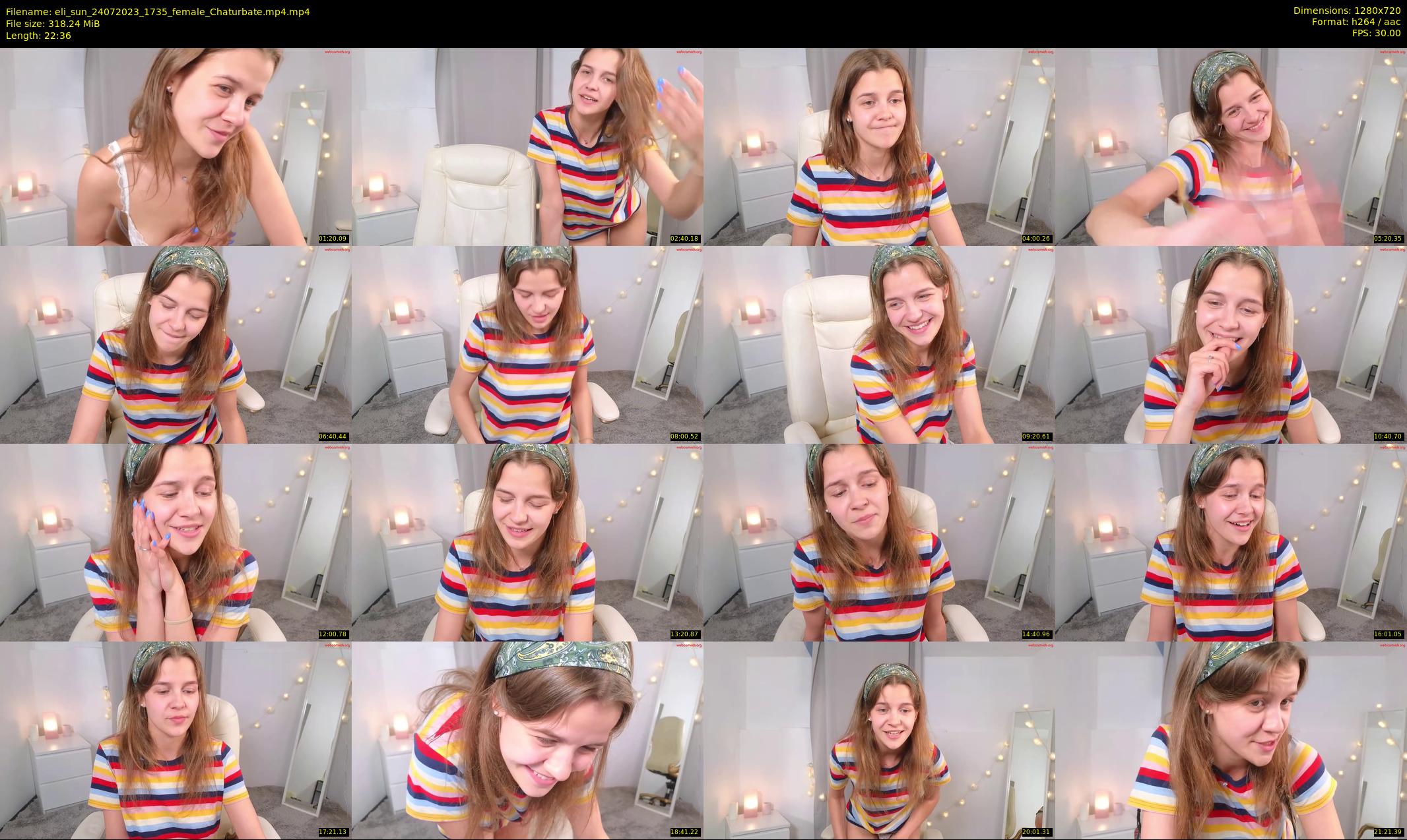 eli_sun — 23 minute Chaturbate female cam show recording, 720p, Jul 24, 2023
