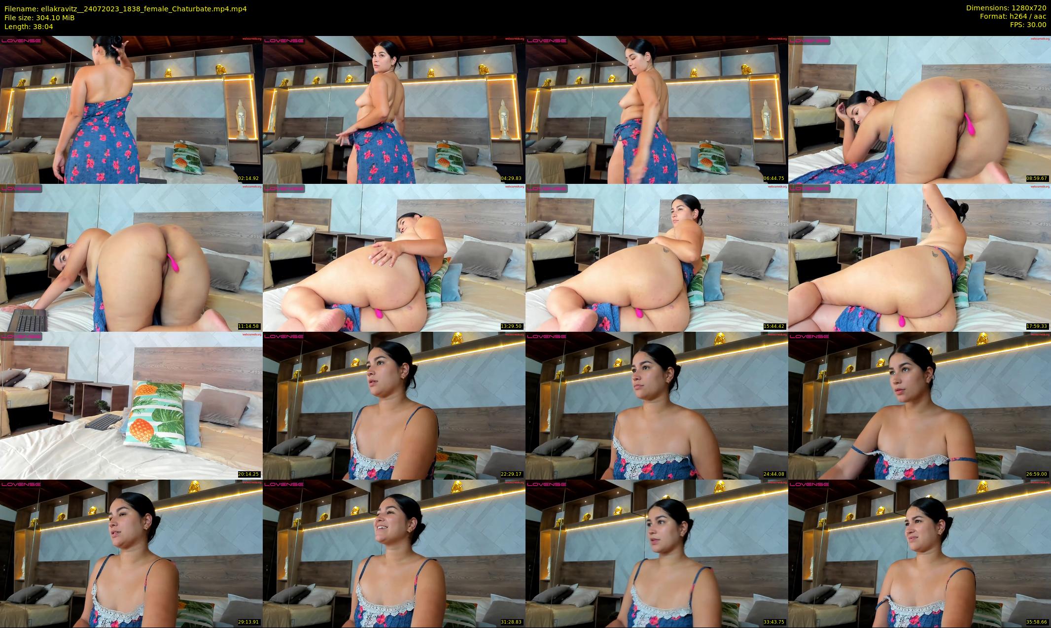 ellakravitz_ — 39 minute Chaturbate female cam show recording, 720p, Jul 24, 2023
