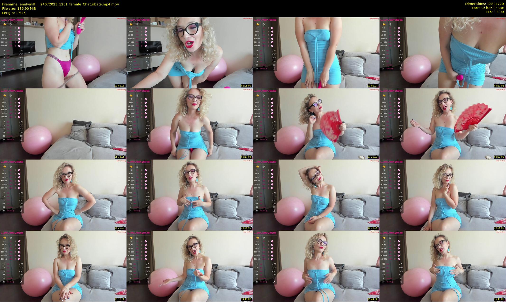 emilymilf__ — 18 minute Chaturbate female cam show recording, 720p, Jul 24, 2023