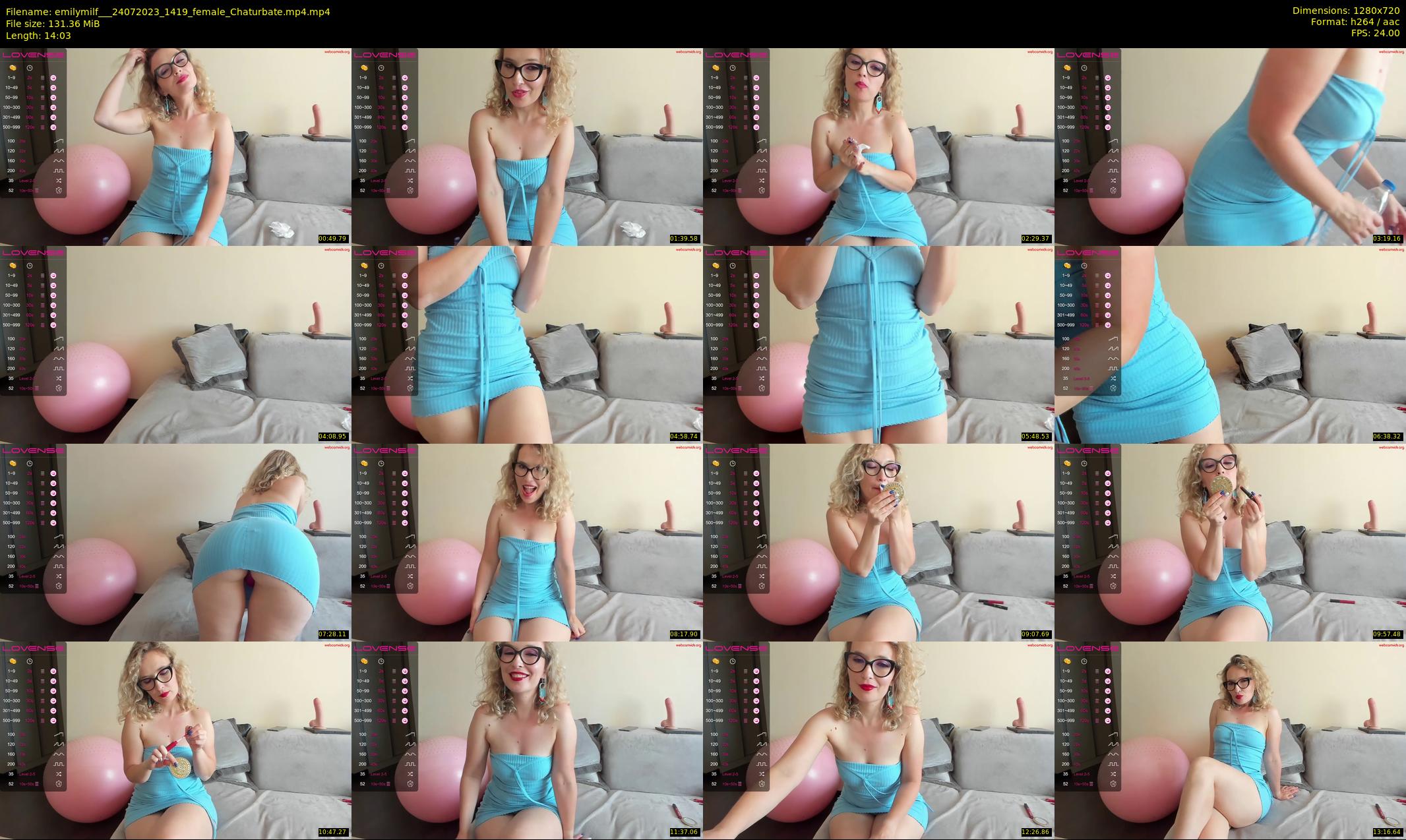emilymilf__ — 15 minute Chaturbate female cam show recording, 720p, Jul 24, 2023