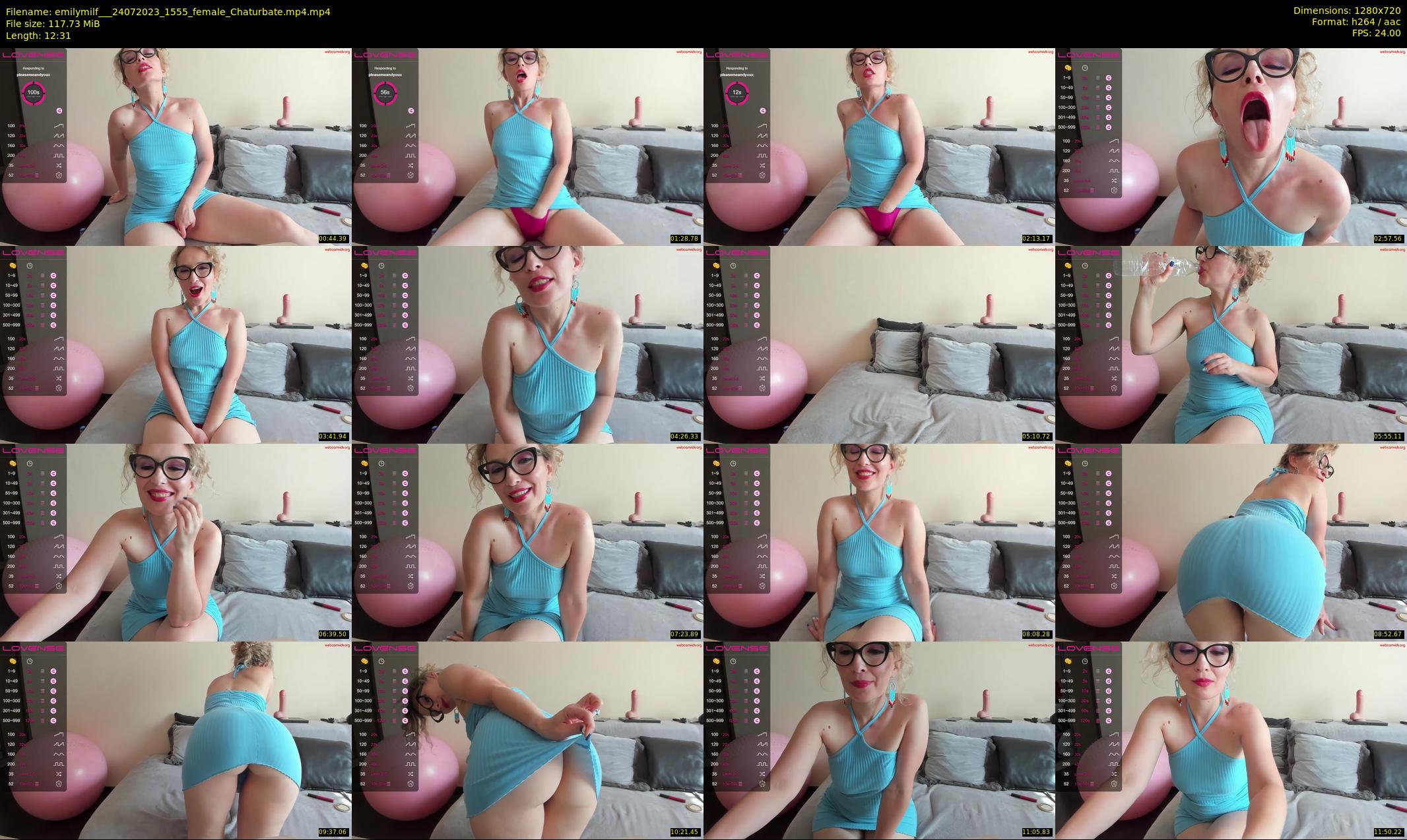 emilymilf__ — 13 minute Chaturbate female cam show recording, 720p, Jul 24, 2023