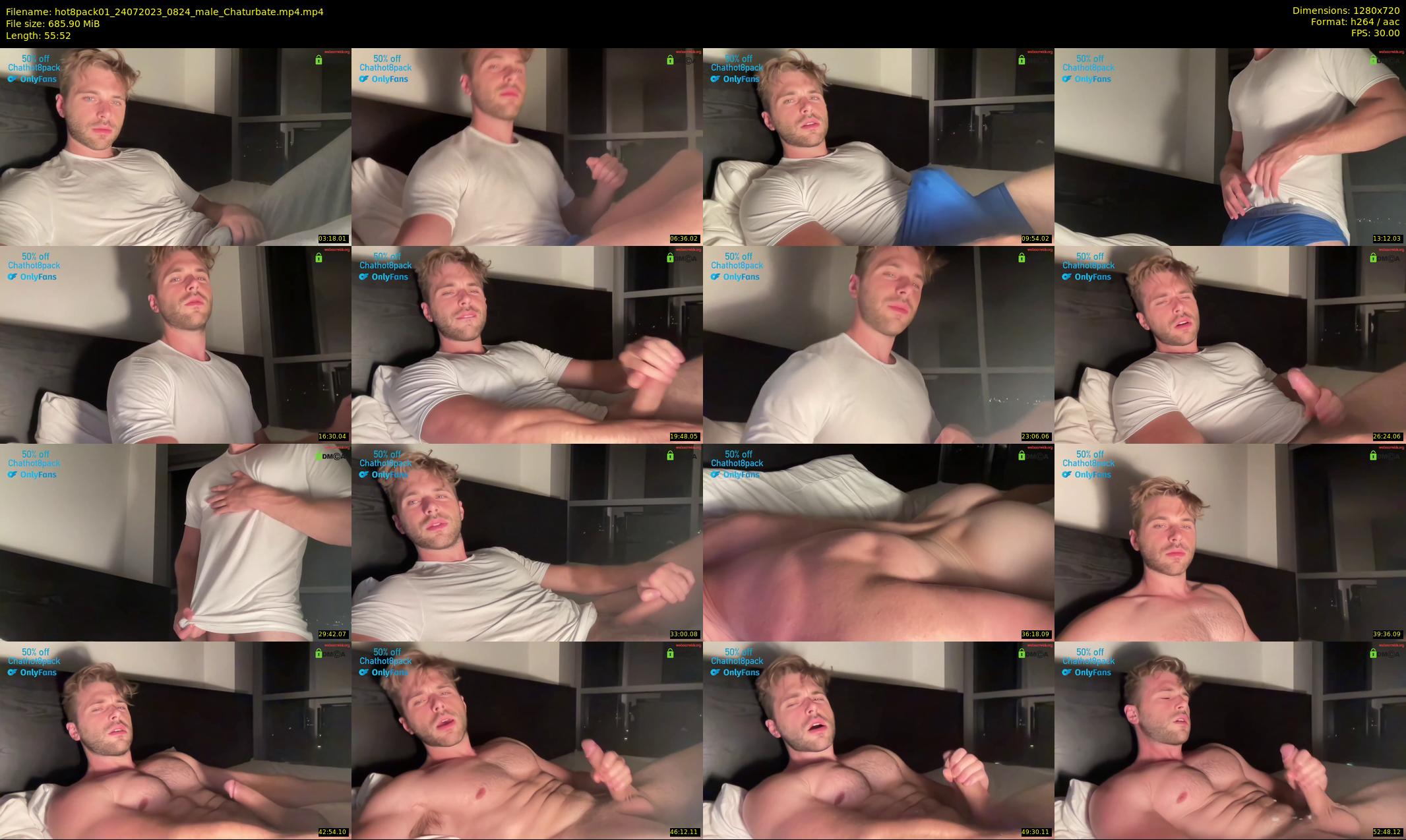 hot8pack01 — 56 minute Chaturbate male cam show recording, 720p, Jul 24, 2023