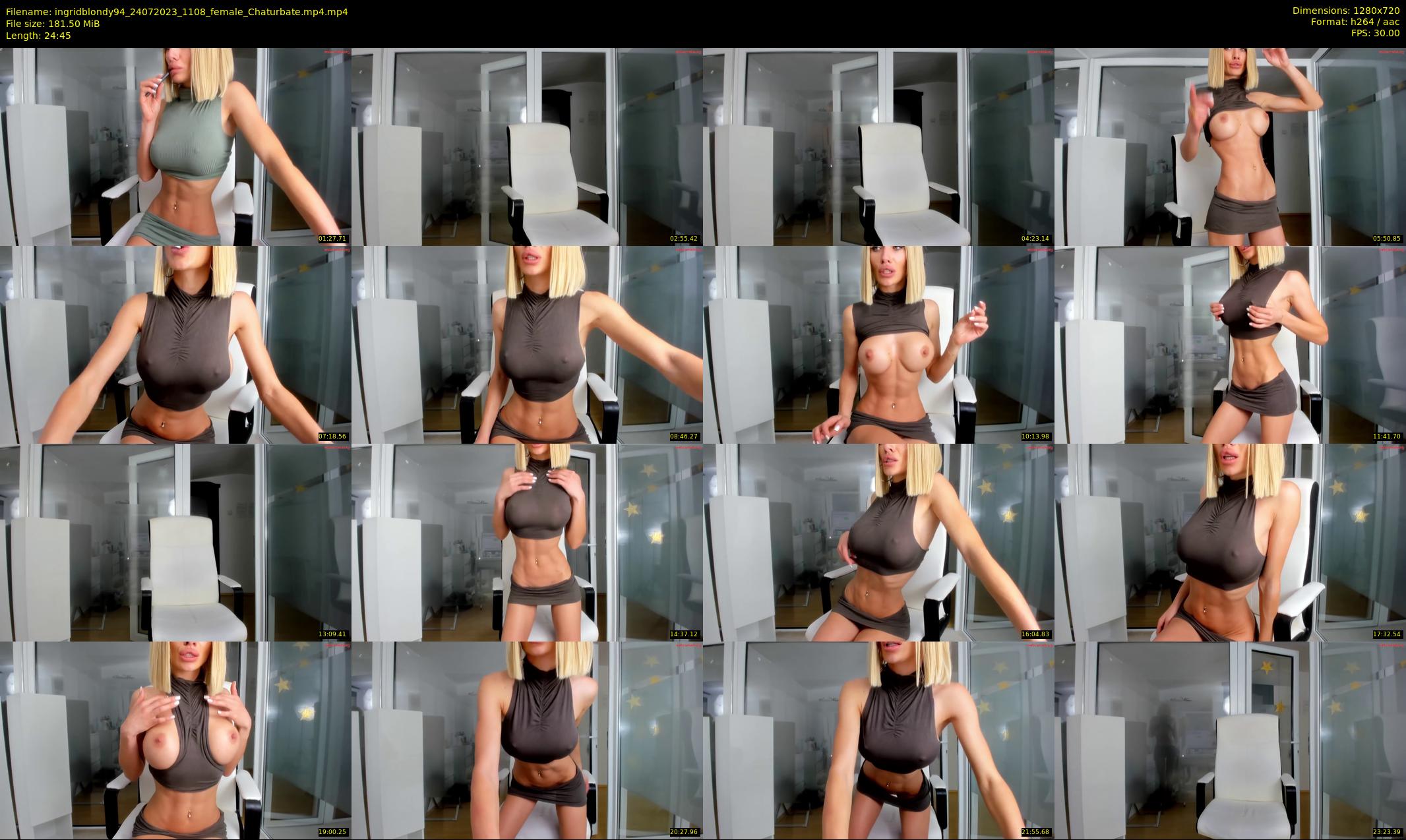 ingridblondy94 — 25 minute Chaturbate female cam show recording, 720p, Jul 24, 2023