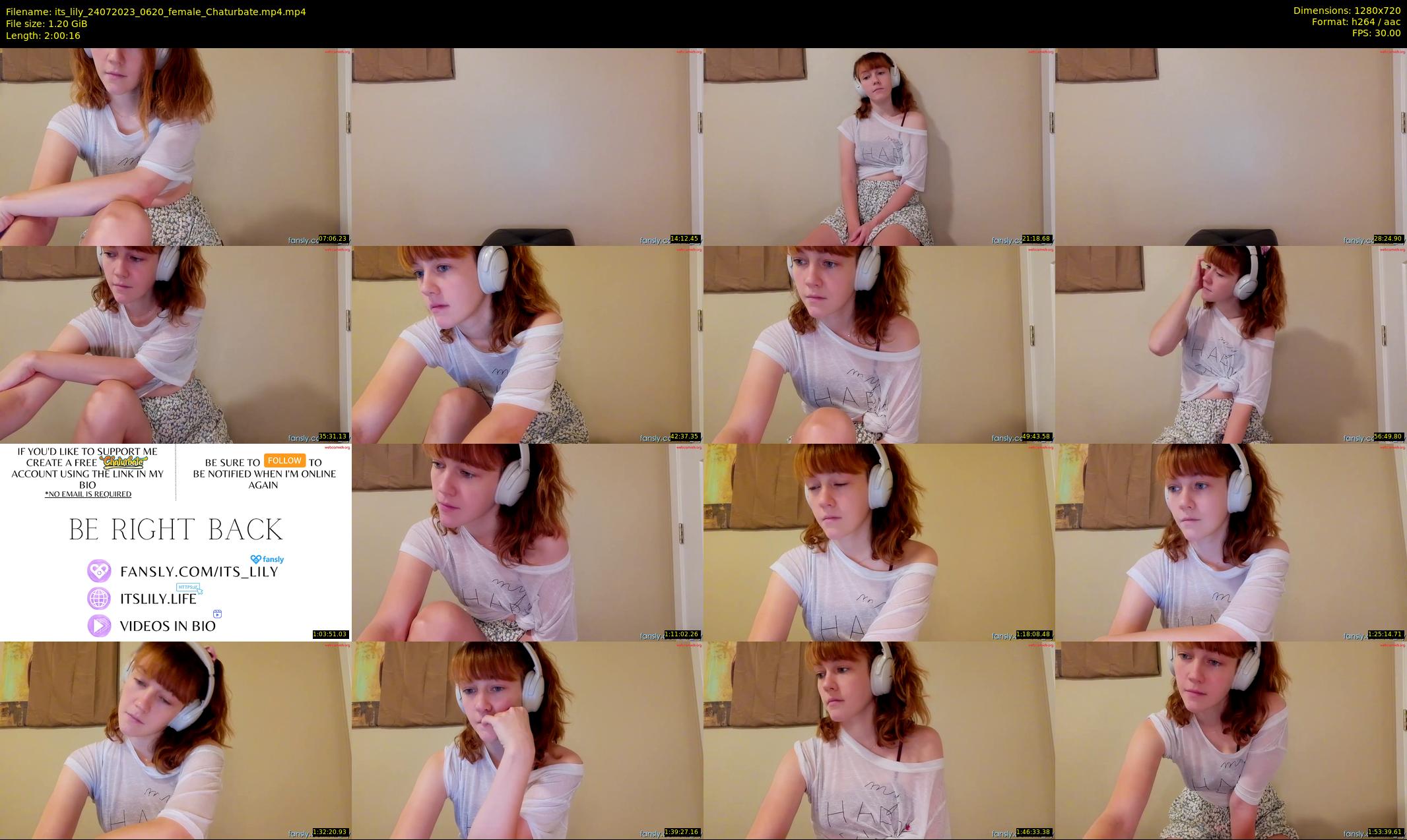 its_lily — 121 minute Chaturbate female cam show recording, 720p, Jul 24, 2023