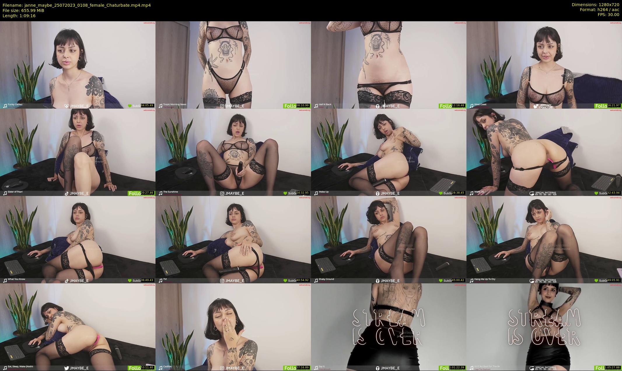 janne_maybe — 70 minute Chaturbate female cam show recording, 720p, Jul 25, 2023