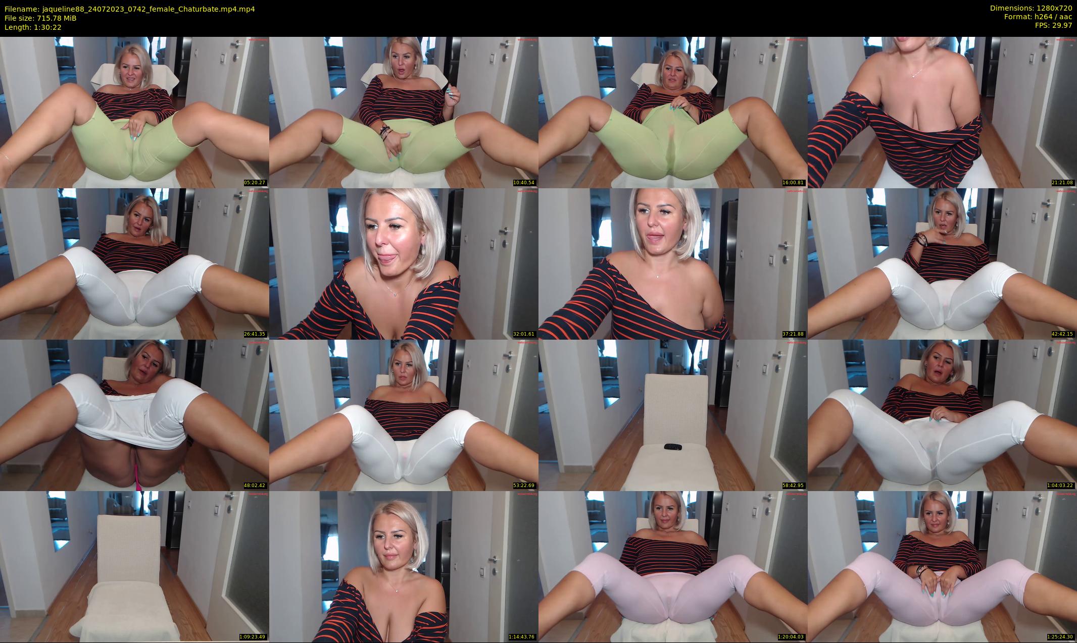 jaqueline88 — 91 minute Chaturbate female cam show recording, 720p, Jul 24, 2023