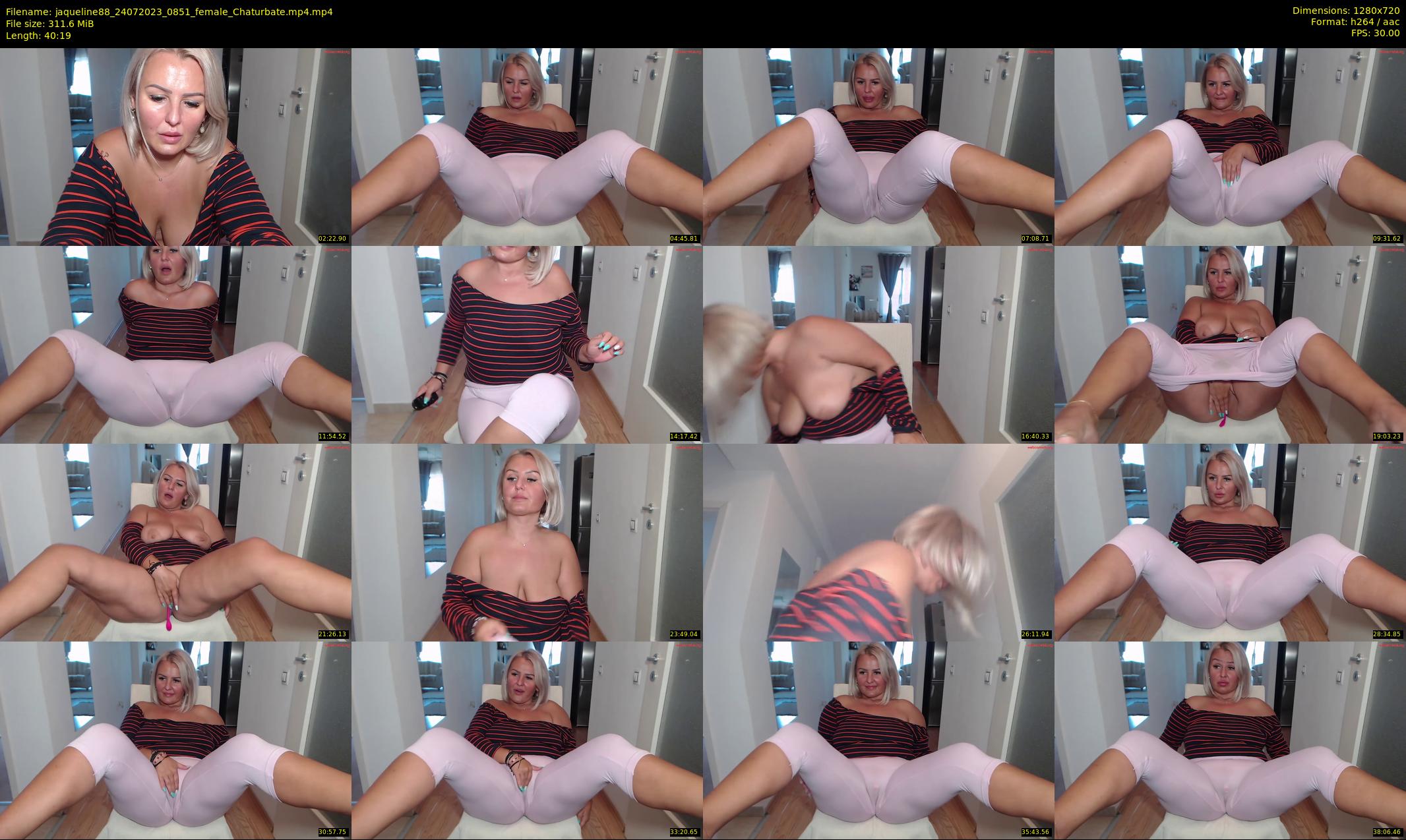 jaqueline88 — 41 minute Chaturbate female cam show recording, 720p, Jul 24, 2023