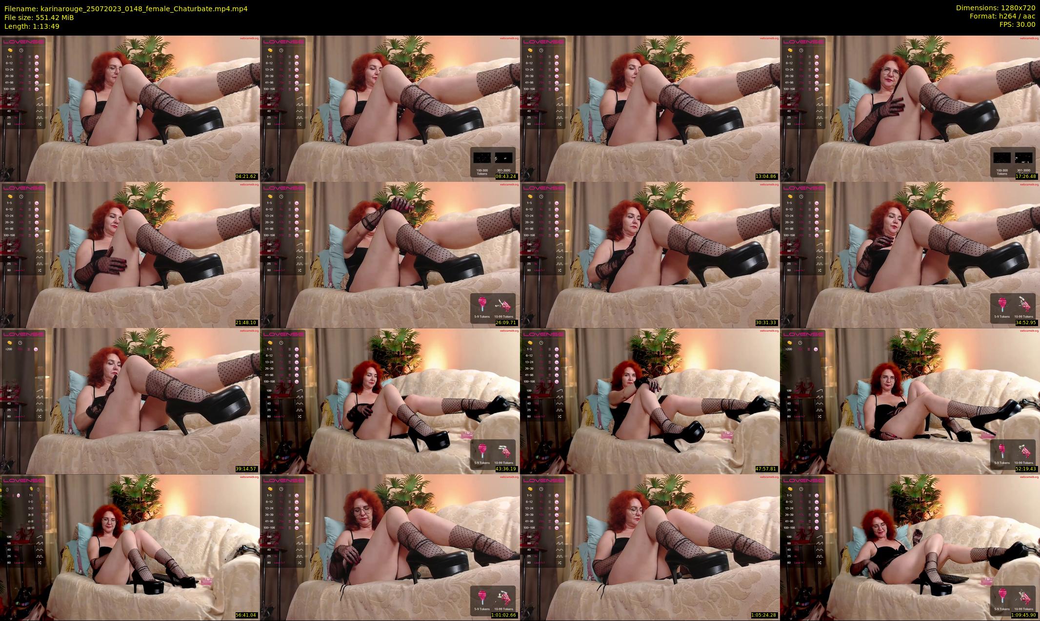 karinarouge — 74 minute Chaturbate female cam show recording, 720p, Jul 25, 2023