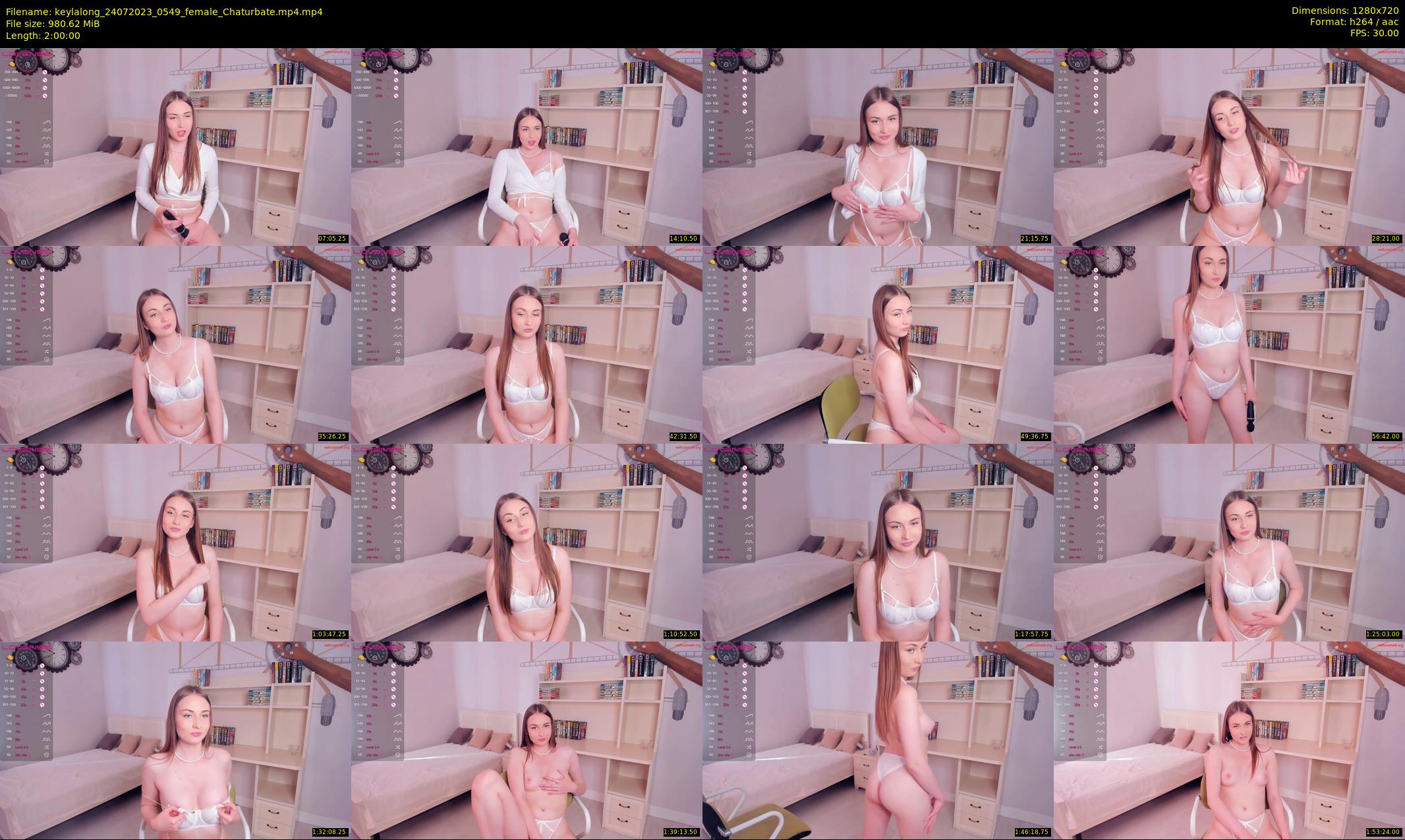 keylalong — 120 minute Chaturbate female cam show recording, 720p, Jul 24, 2023