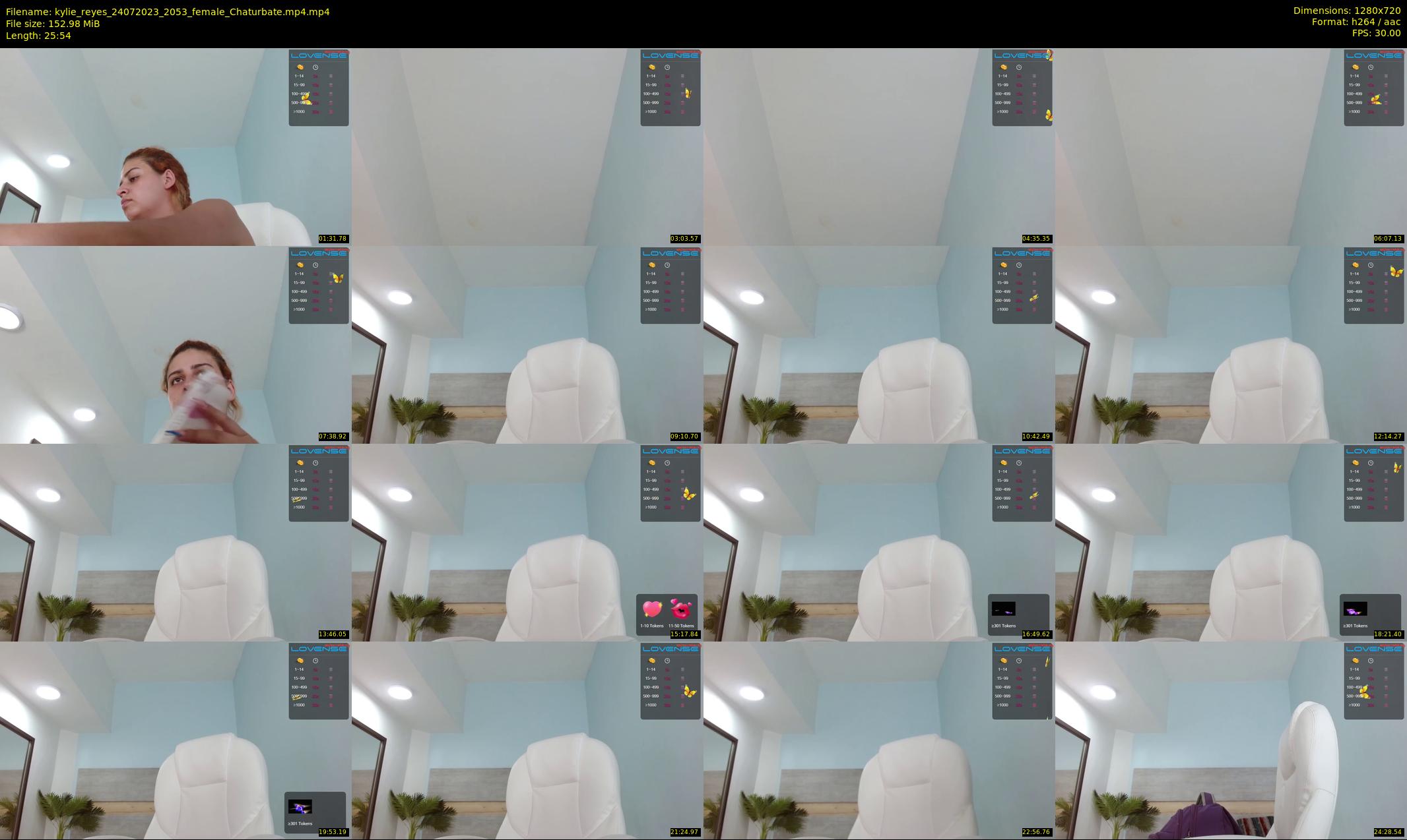 kylie_reyes — 26 minute Chaturbate female cam show recording, 720p, Jul 24, 2023