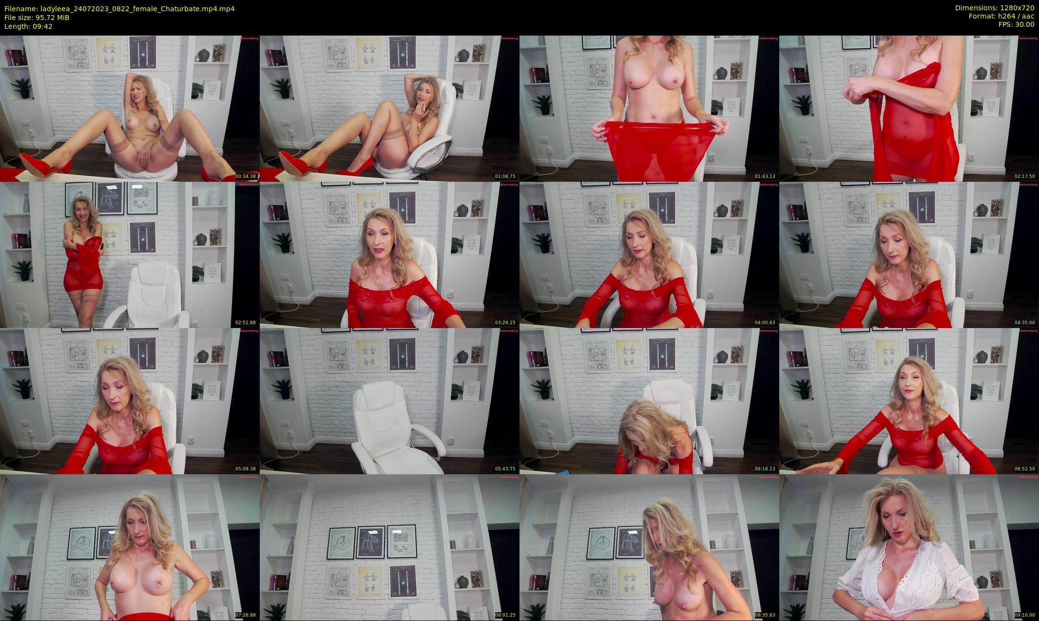 ladyleea — 10 minute Chaturbate female cam show recording, 720p, Jul 24, 2023