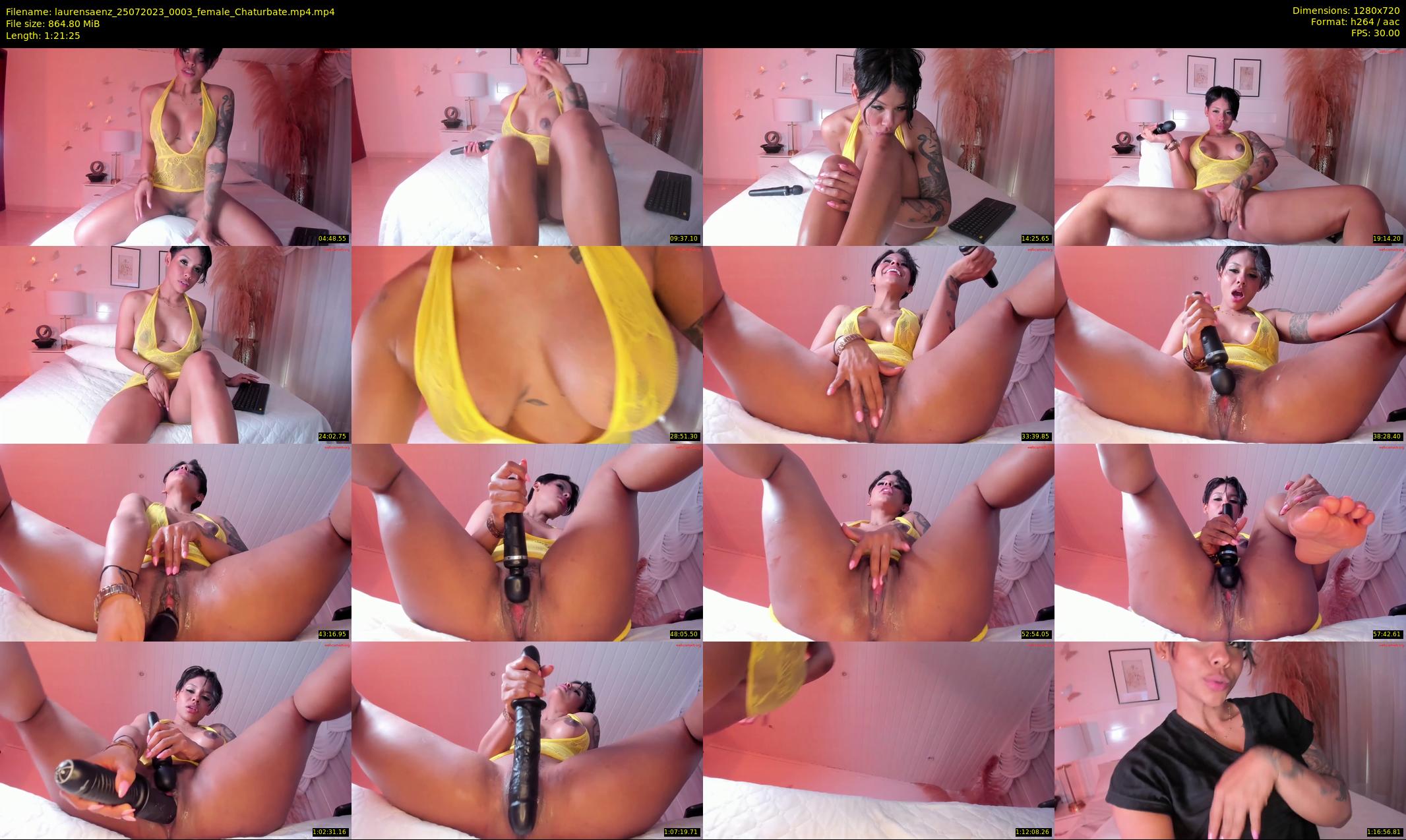 laurensaenz — 82 minute Chaturbate female cam show recording, 720p, Jul 25, 2023