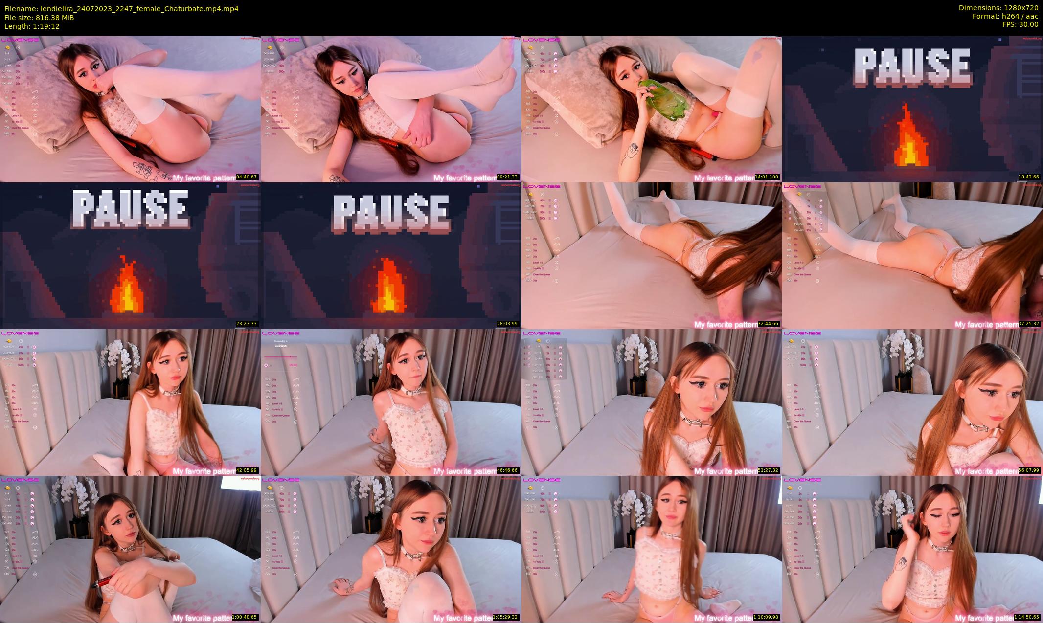 lendielira — 80 minute Chaturbate female cam show recording, 720p, Jul 24, 2023