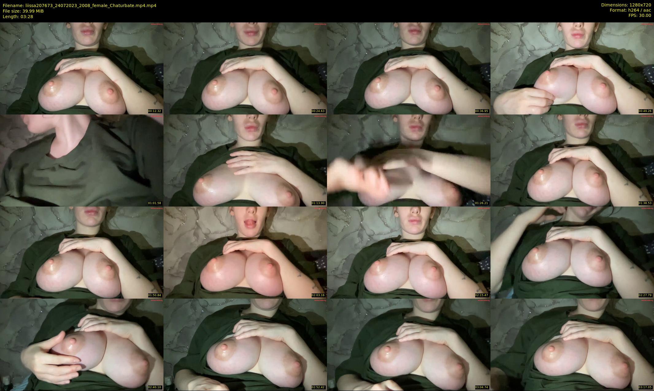liissa207673 — 4 minute Chaturbate female cam show recording, 720p, Jul 24, 2023