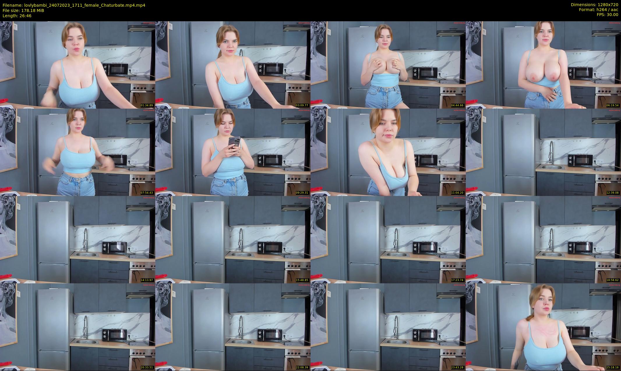 lovlybambi — 27 minute Chaturbate female cam show recording, 720p, Jul 24, 2023