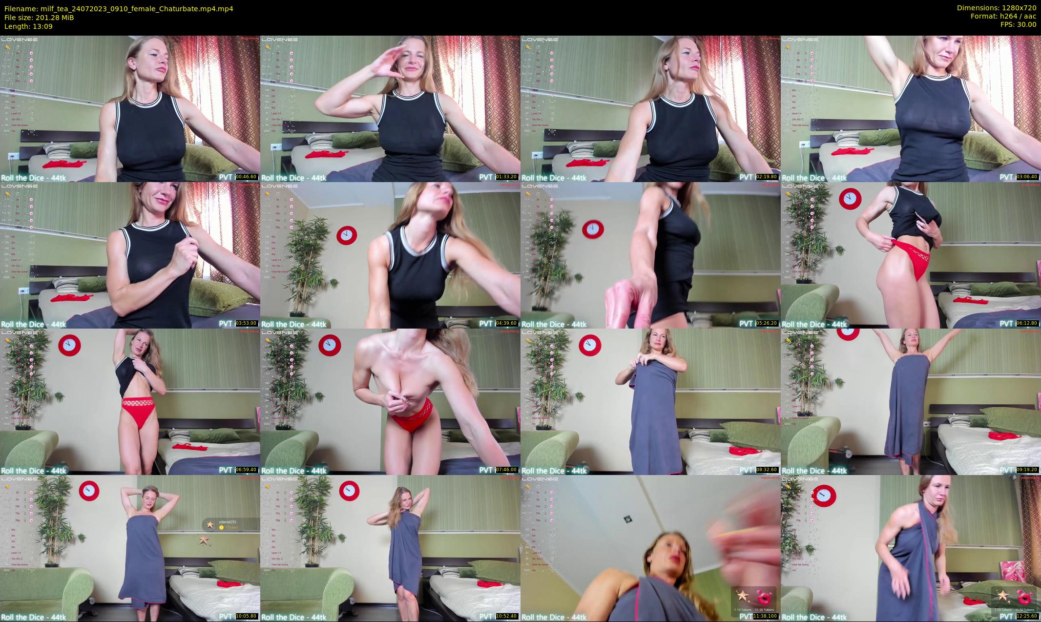 milf_tea — 14 minute Chaturbate female cam show recording, 720p, Jul 24, 2023