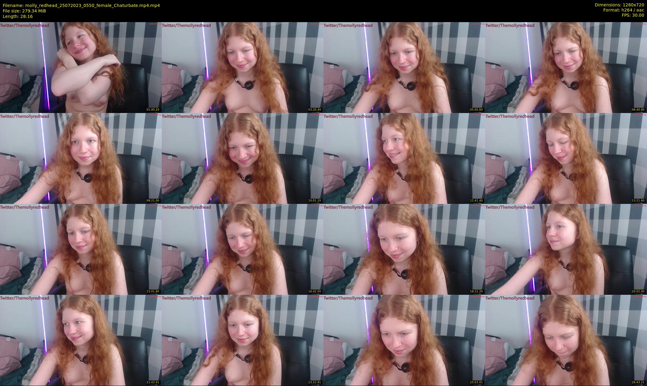 molly_redhead — 29 minute Chaturbate female cam show recording, 720p, Jul 25, 2023
