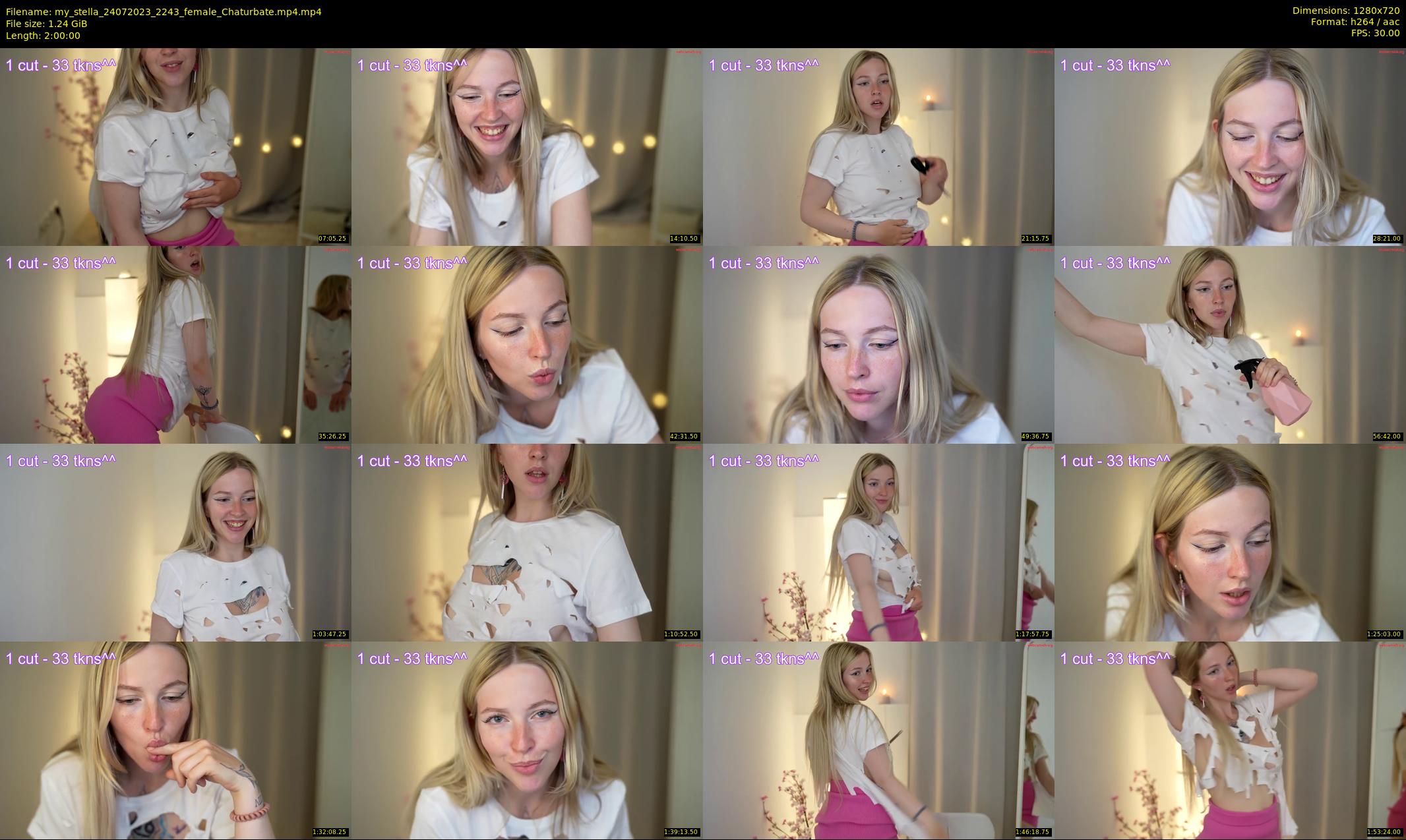 my_stella — 120 minute Chaturbate female cam show recording, 720p, Jul 24, 2023