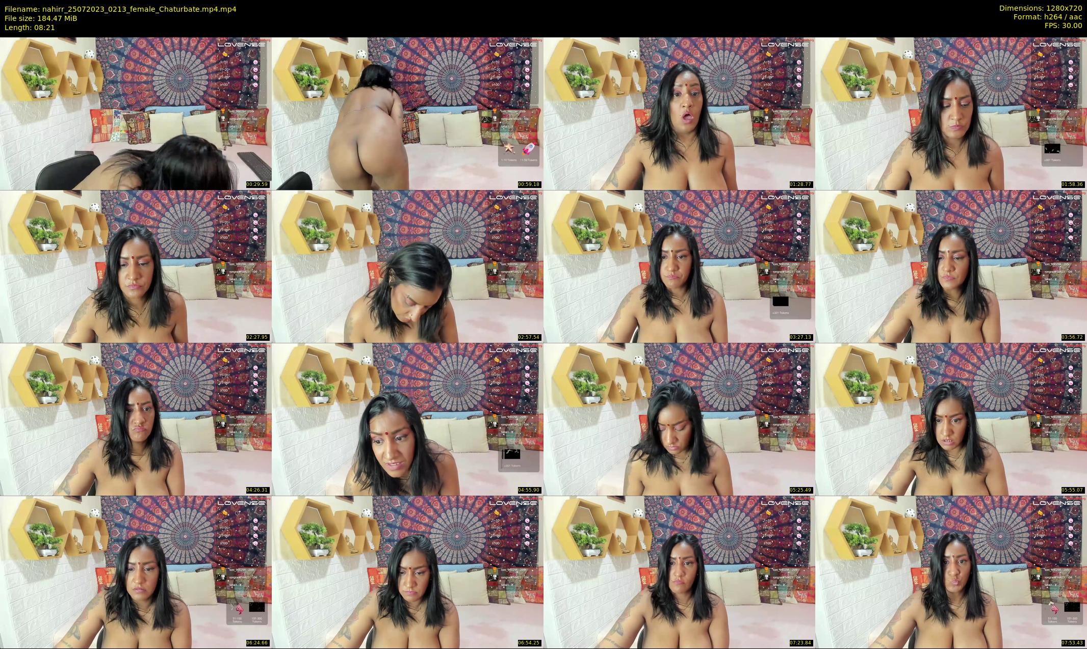 nahirr — 9 minute Chaturbate female cam show recording, 720p, Jul 25, 2023