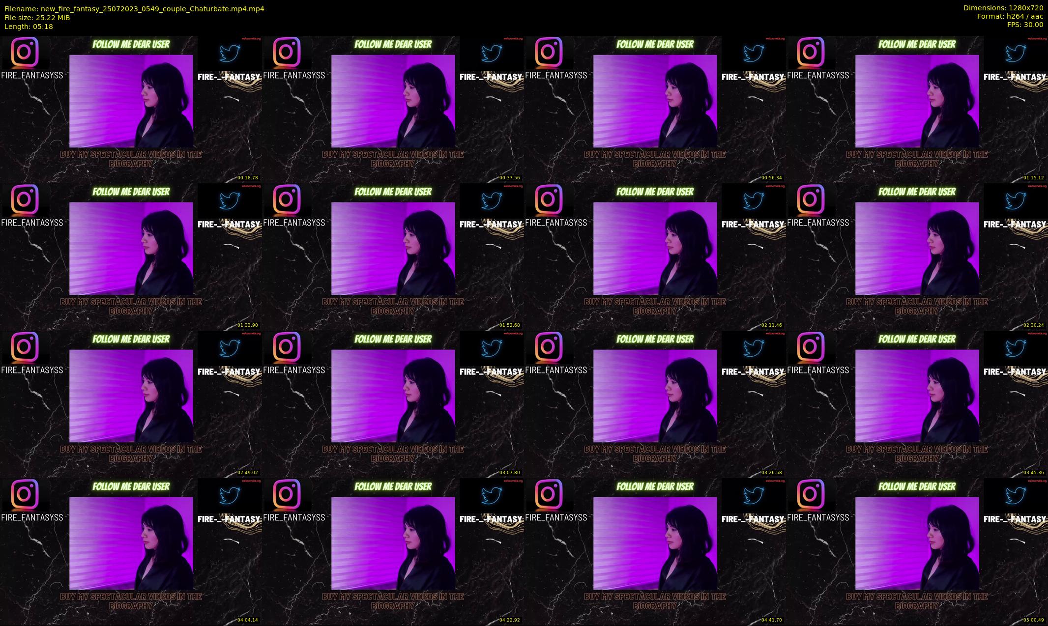 new_fire_fantasy — 6 minute Chaturbate couple cam show recording, 720p, Jul 25, 2023