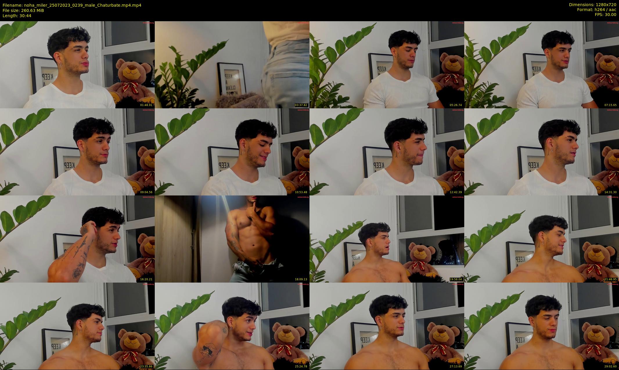 noha_miler — 31 minute Chaturbate male cam show recording, 720p, Jul 25, 2023