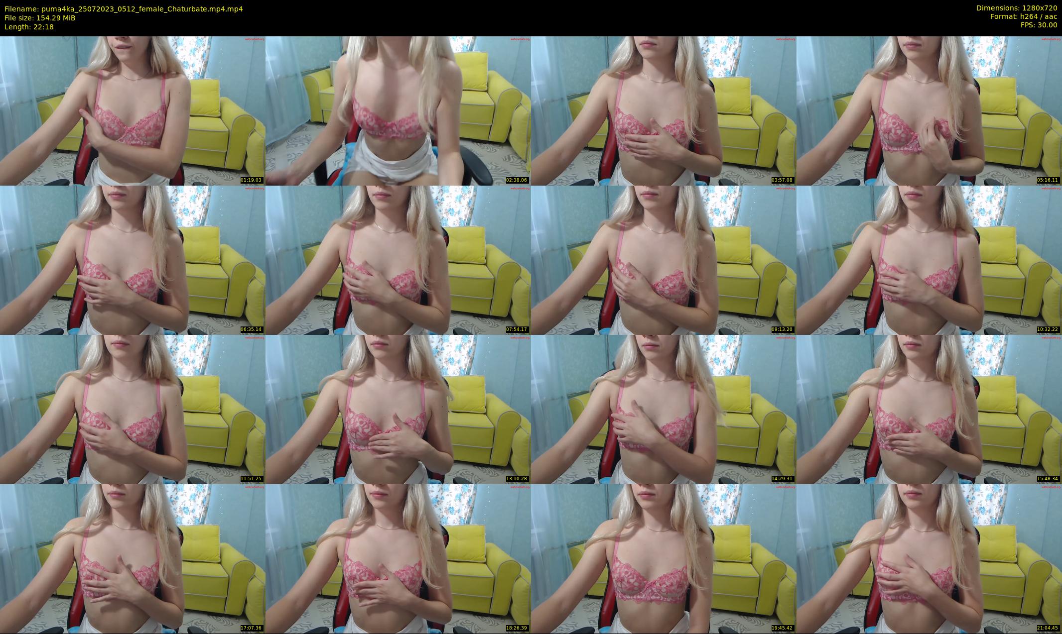 puma4ka — 23 minute Chaturbate female cam show recording, 720p, Jul 25, 2023