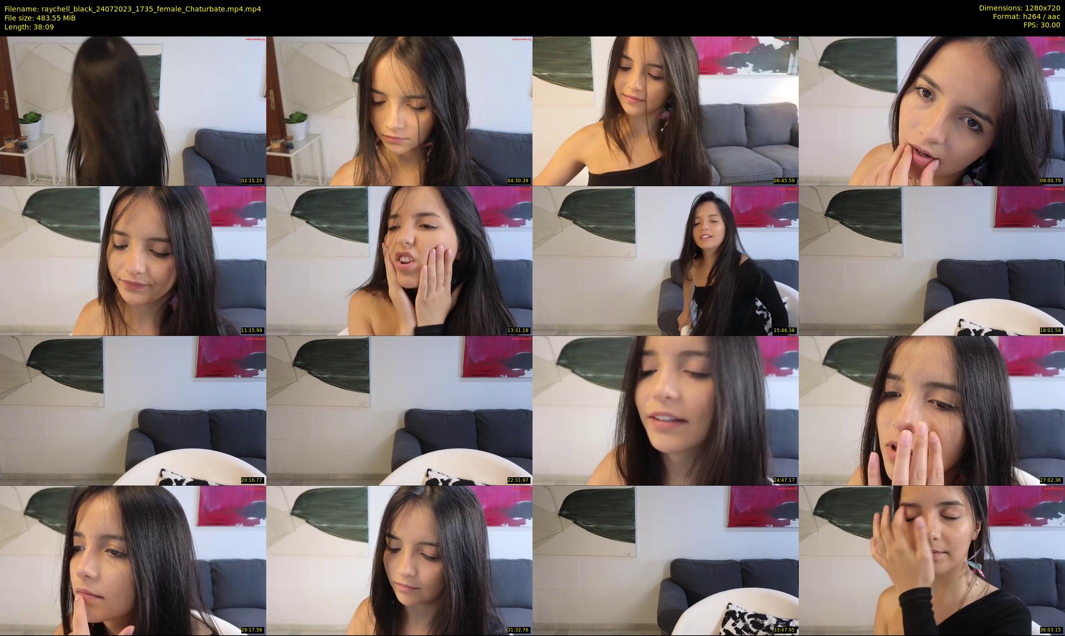 raychell_black — 39 minute Chaturbate female cam show recording, 720p, Jul 24, 2023