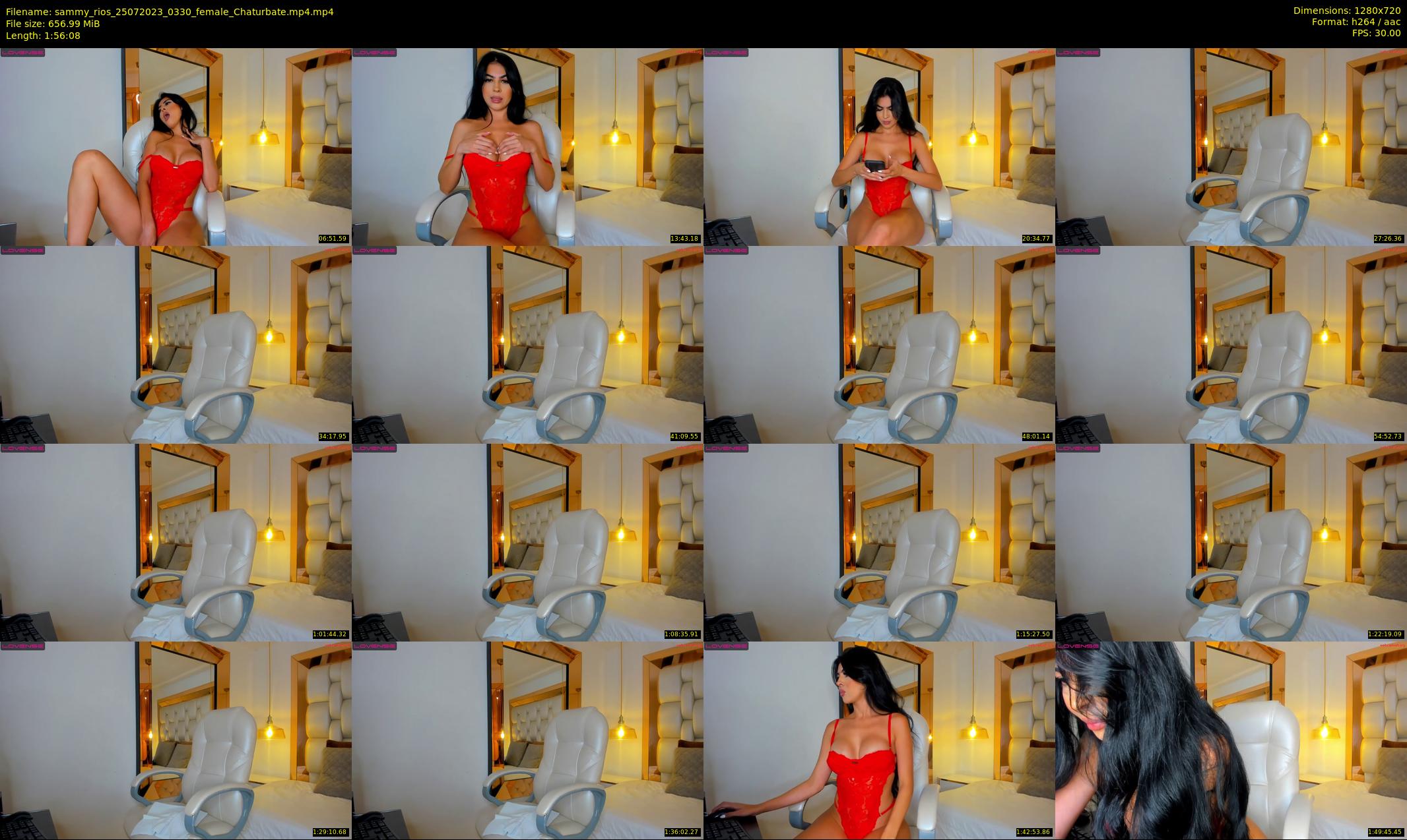 sammy_rios — 117 minute Chaturbate female cam show recording, 720p, Jul 25, 2023