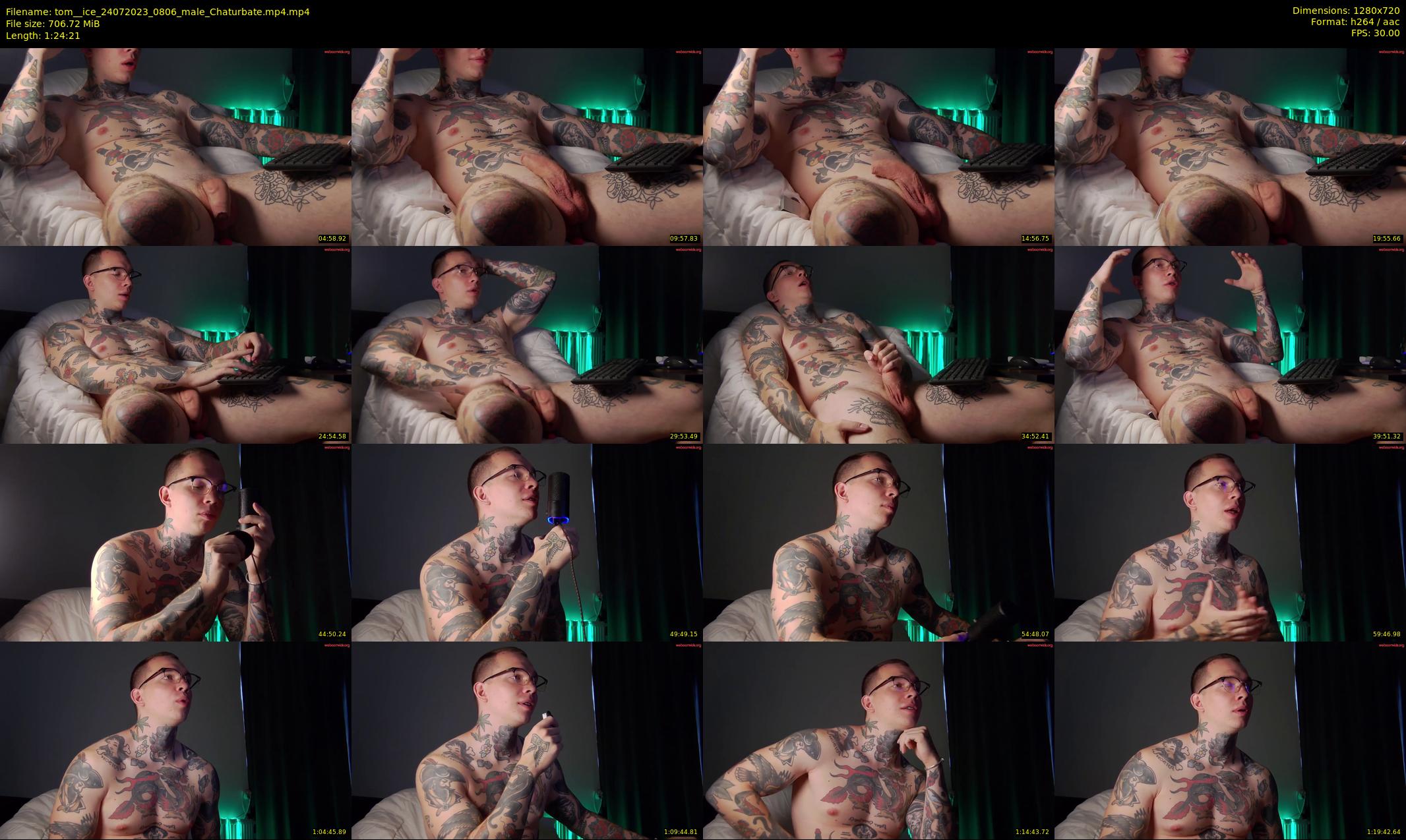 tom__ice — 85 minute Chaturbate male cam show recording, 720p, Jul 24, 2023