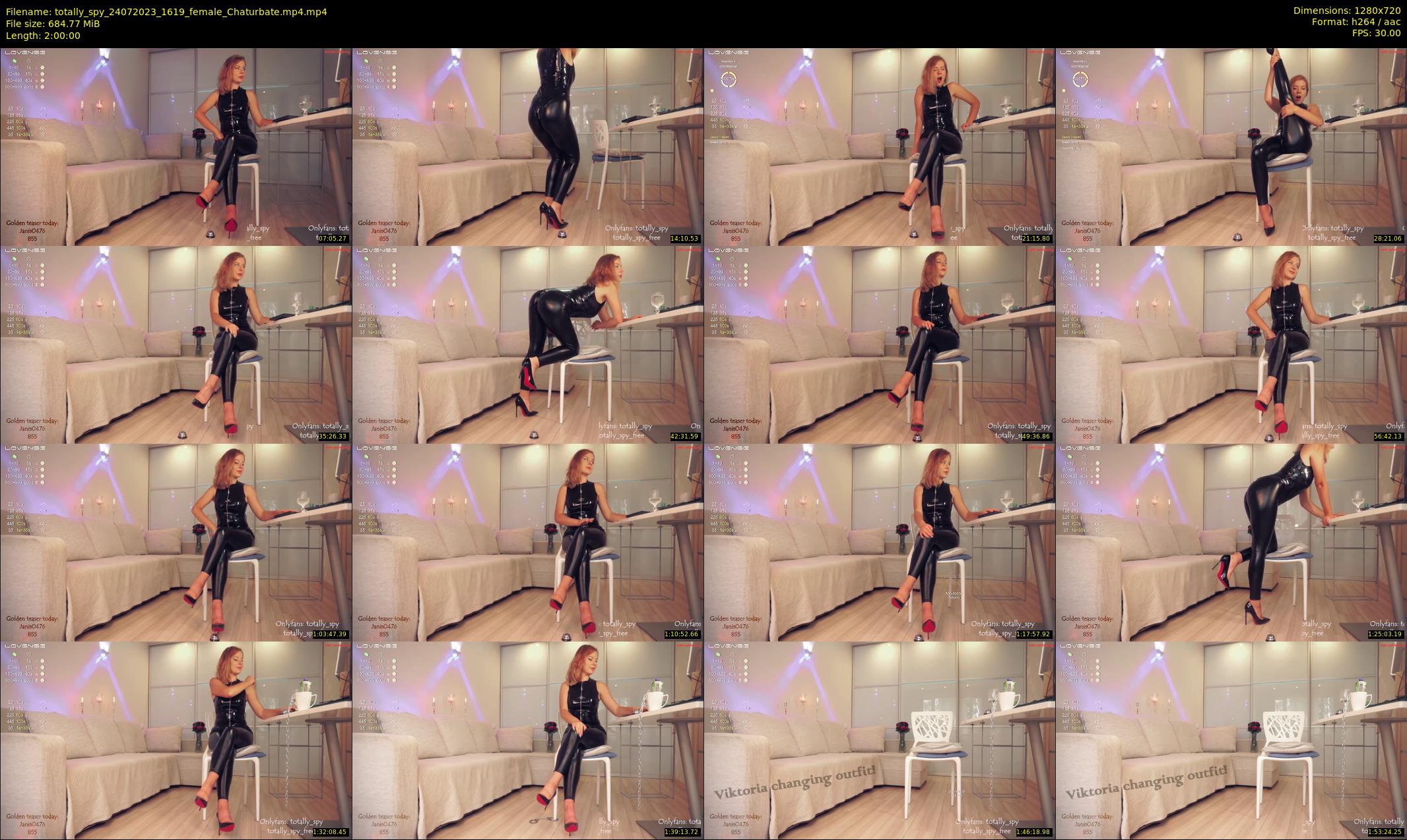 totally_spy — 120 minute Chaturbate female cam show recording, 720p, Jul 24, 2023