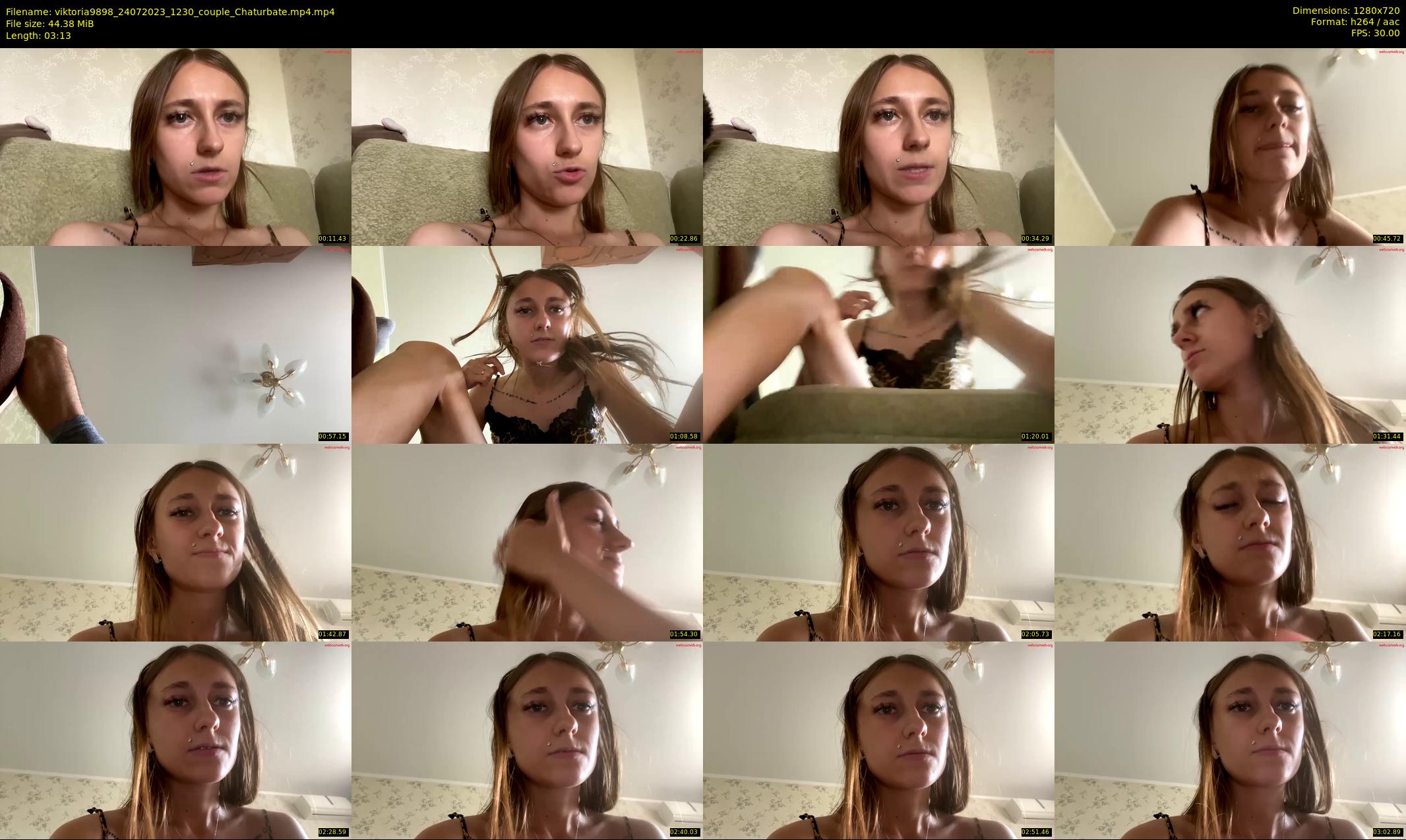 viktoria9898 — 4 minute Chaturbate couple cam show recording, 720p, Jul 24, 2023