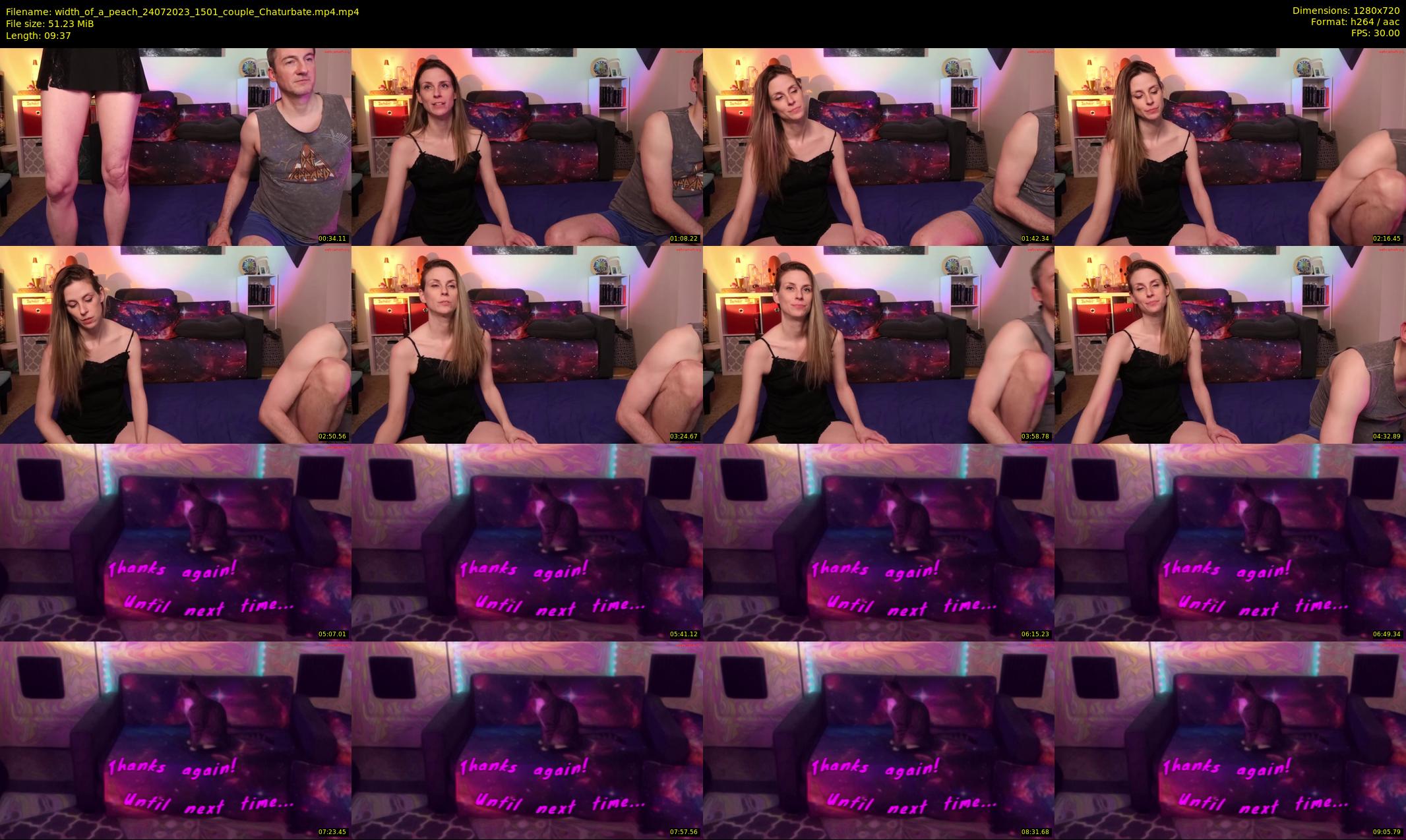 width_of_a_peach — 10 minute Chaturbate couple cam show recording, 720p, Jul 24, 2023