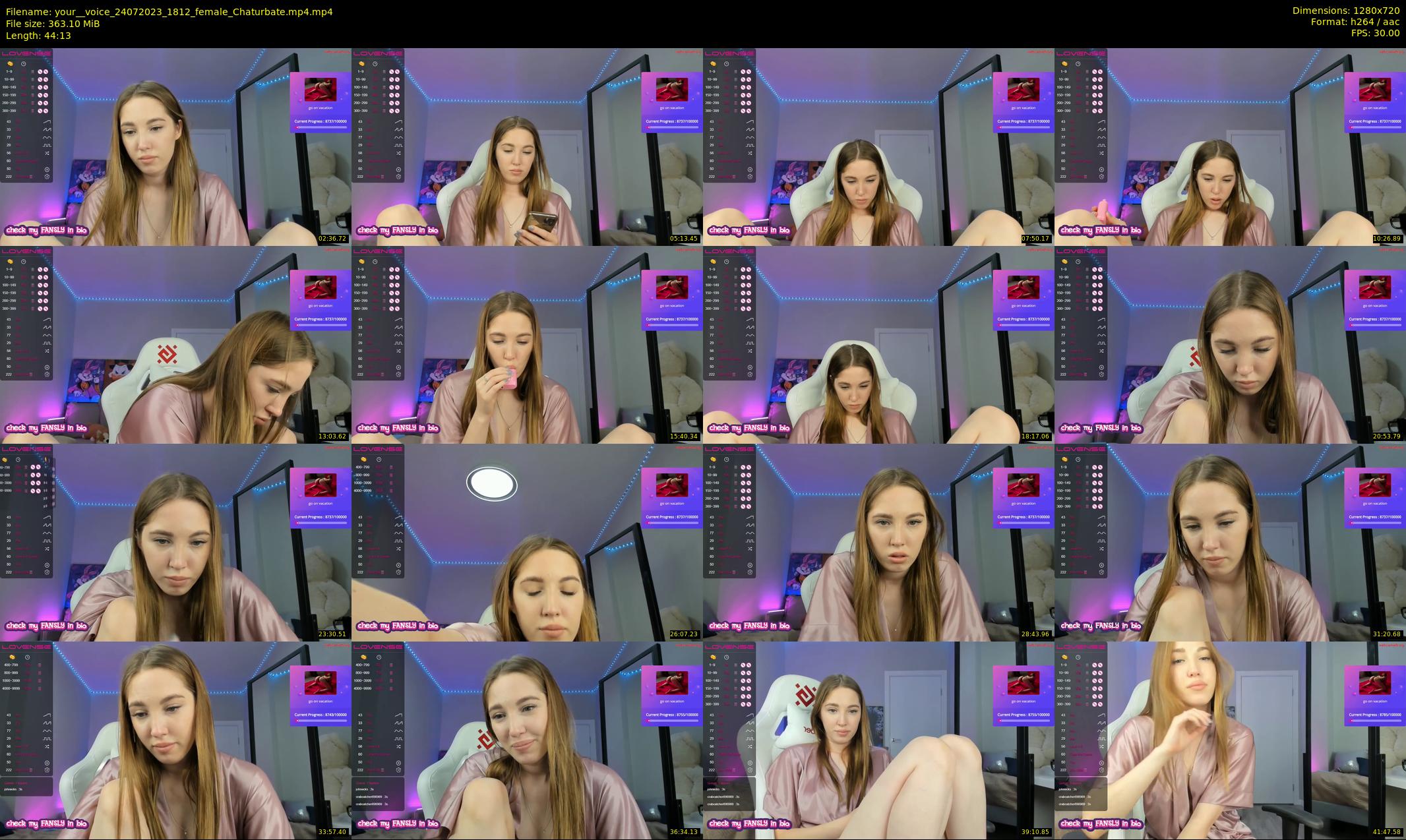 your__voice — 45 minute Chaturbate female cam show recording, 720p, Jul 24, 2023