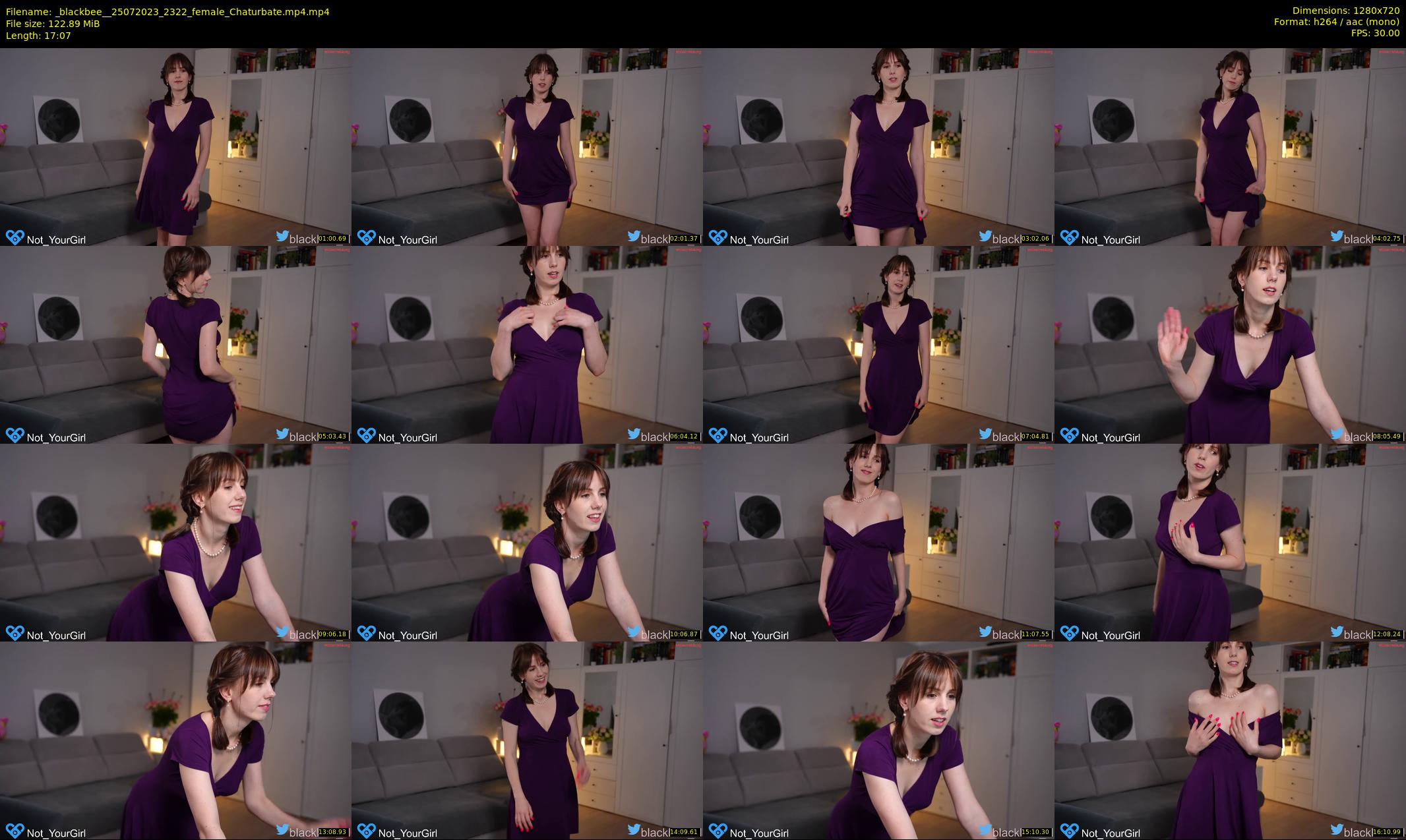 _blackbee_ — 18 minute Chaturbate female cam show recording, 720p, Jul 25, 2023