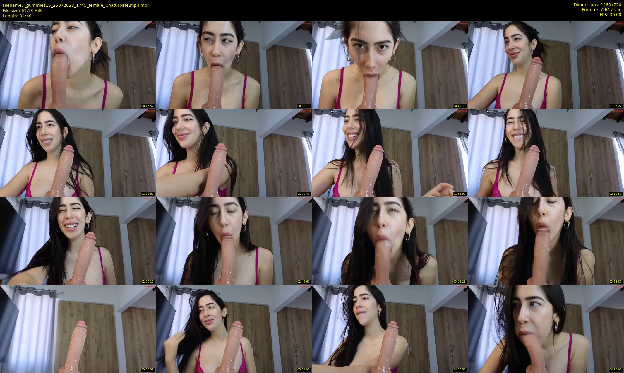 _gummies15 — 5 minute Chaturbate female cam show recording, 720p, Jul 25, 2023