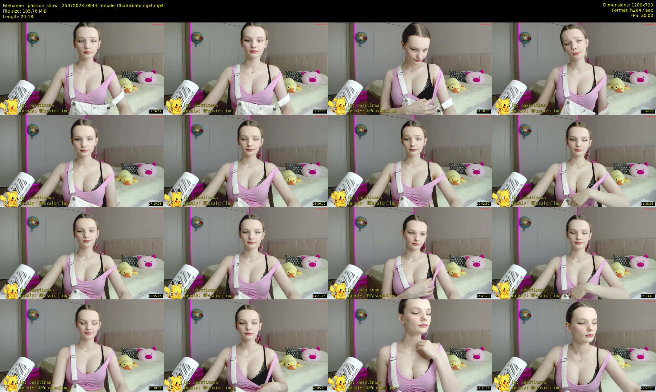 _passion_show_ — 25 minute Chaturbate couple cam show recording, 720p, Jul 25, 2023