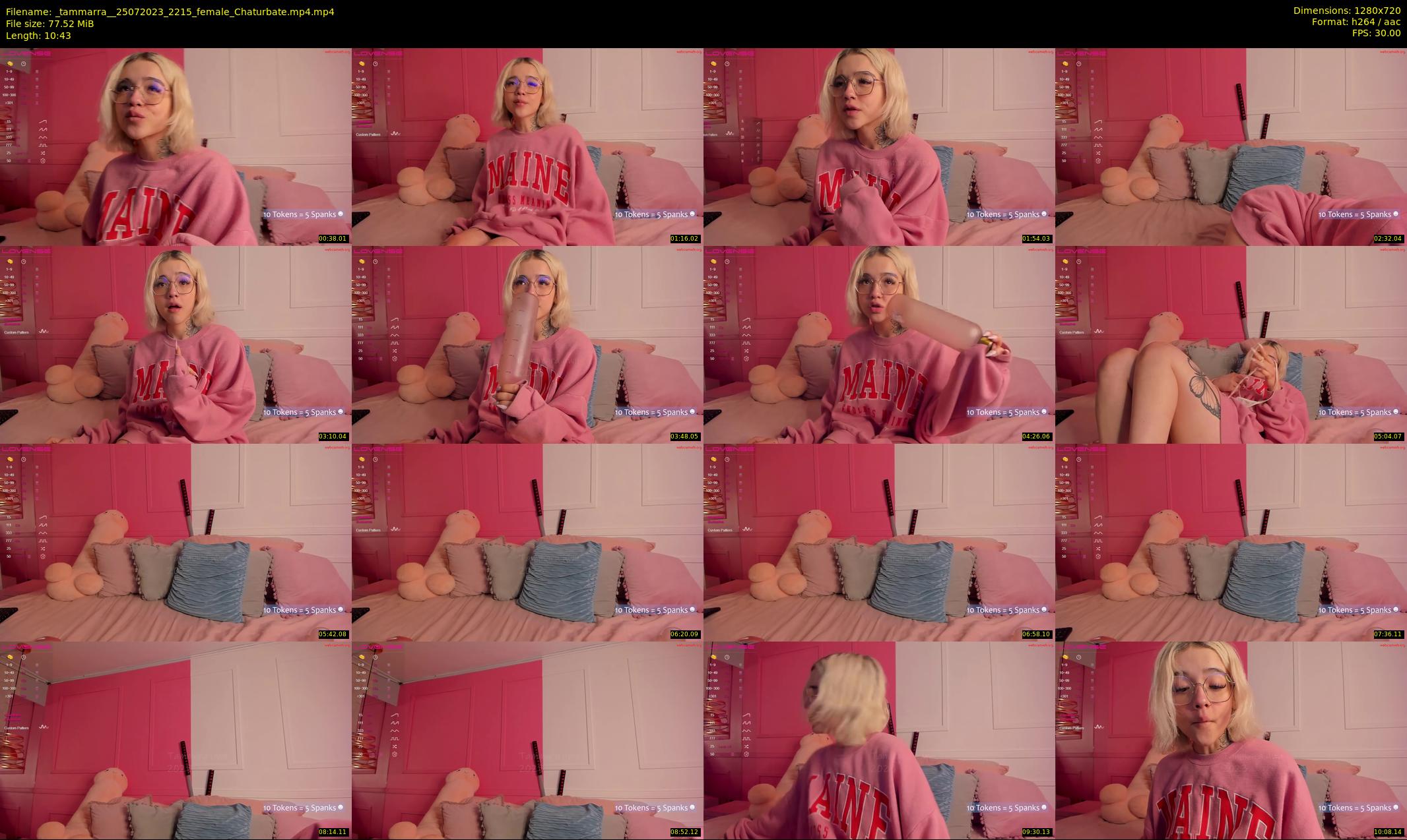 _tammarra_ — 11 minute Chaturbate female cam show recording, 720p, Jul 25, 2023