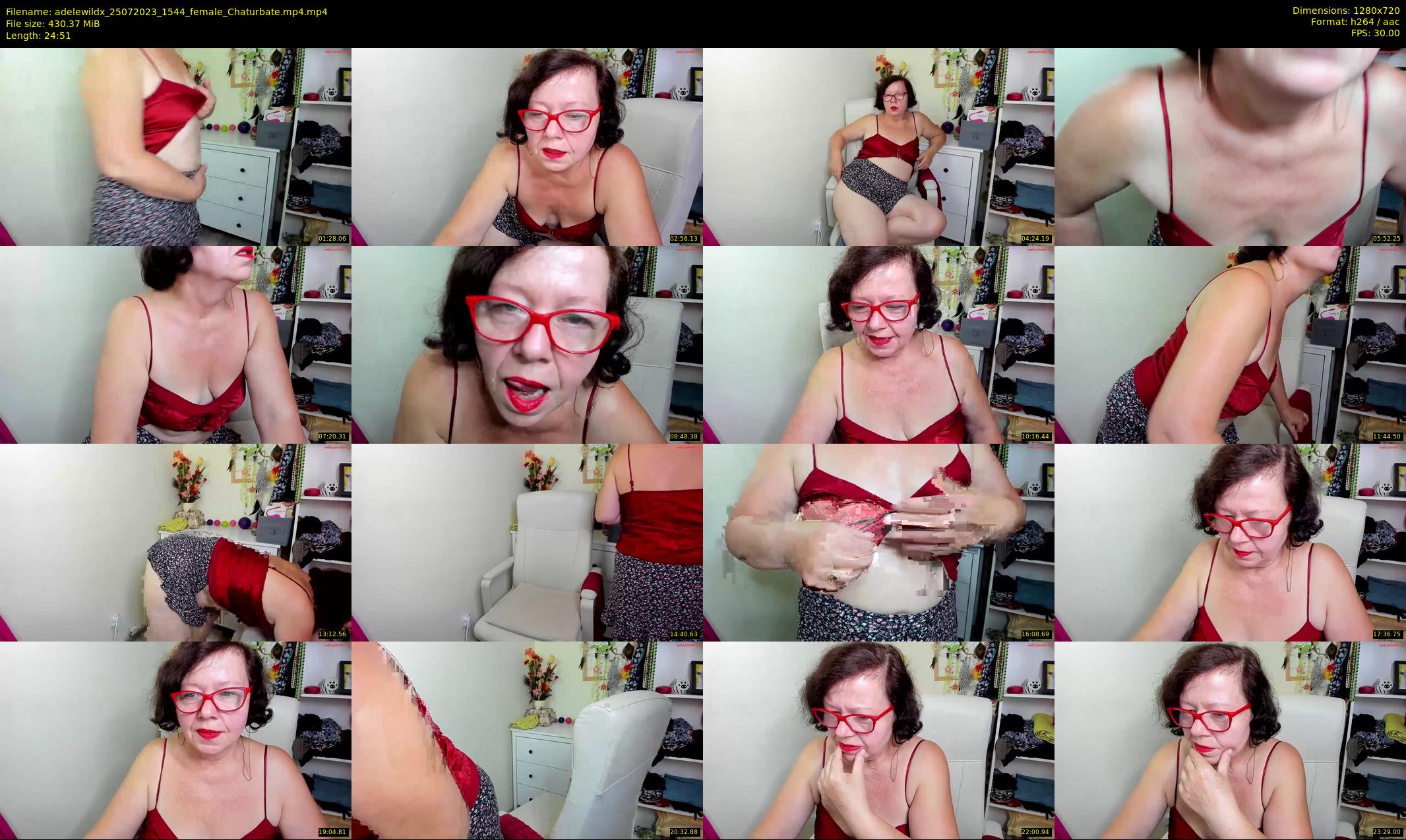 adelewildx — 25 minute Chaturbate female cam show recording, 720p, Jul 25, 2023