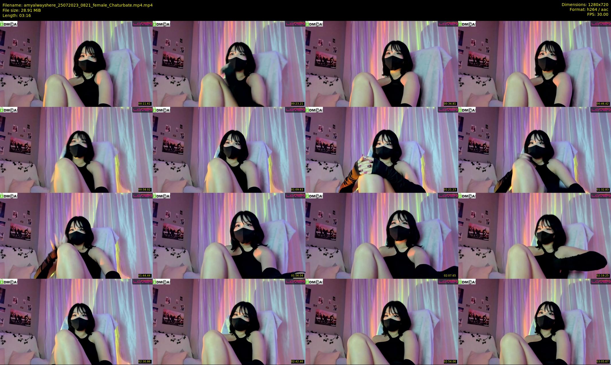 amyalwayshere — 4 minute Chaturbate female cam show recording, 720p, Jul 25, 2023