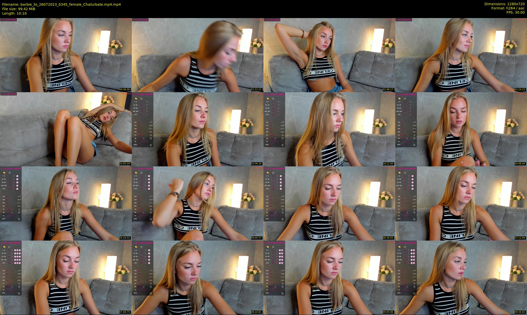 barbie_lis — 11 minute Chaturbate female cam show recording, 720p, Jul 26, 2023