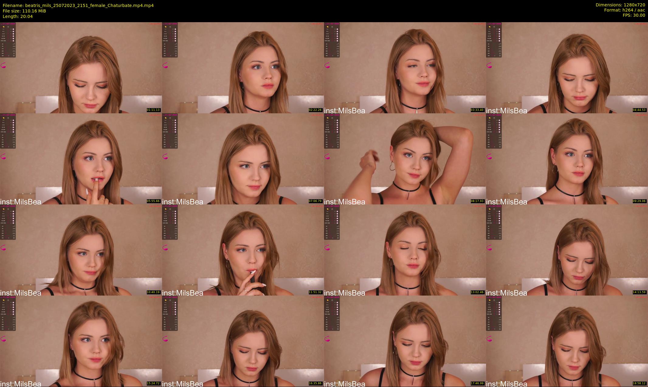 beatris_mils — 21 minute Chaturbate female cam show recording, 720p, Jul 25, 2023