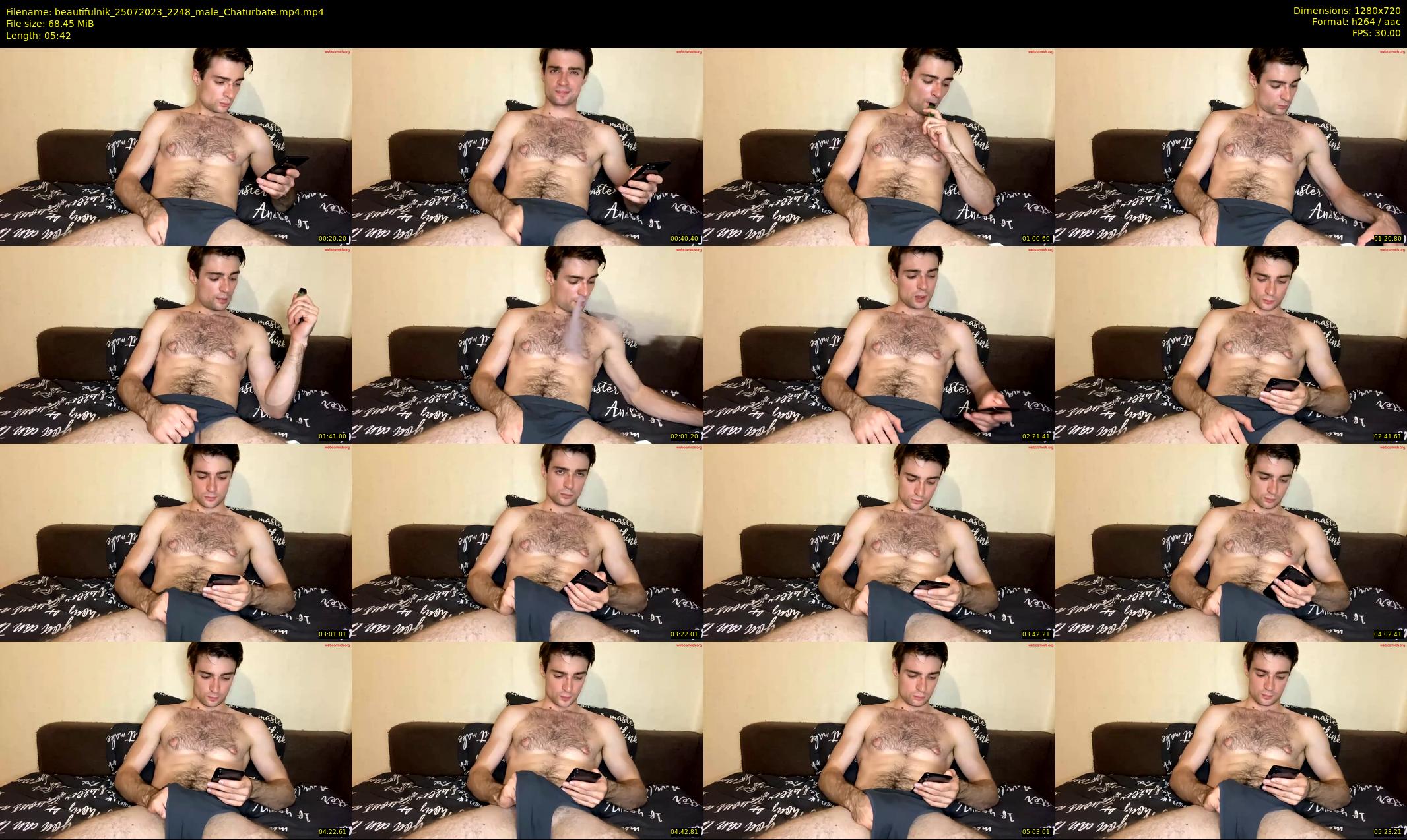 beautifulnik — 6 minute Chaturbate male cam show recording, 720p, Jul 25, 2023