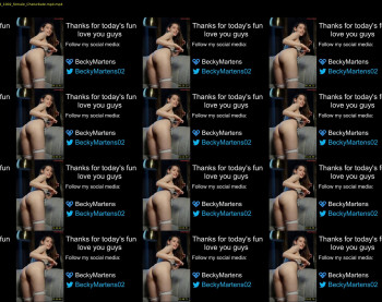 beckymartens — 4 minute Chaturbate female cam show recording, 720p, Jul 25, 2023
