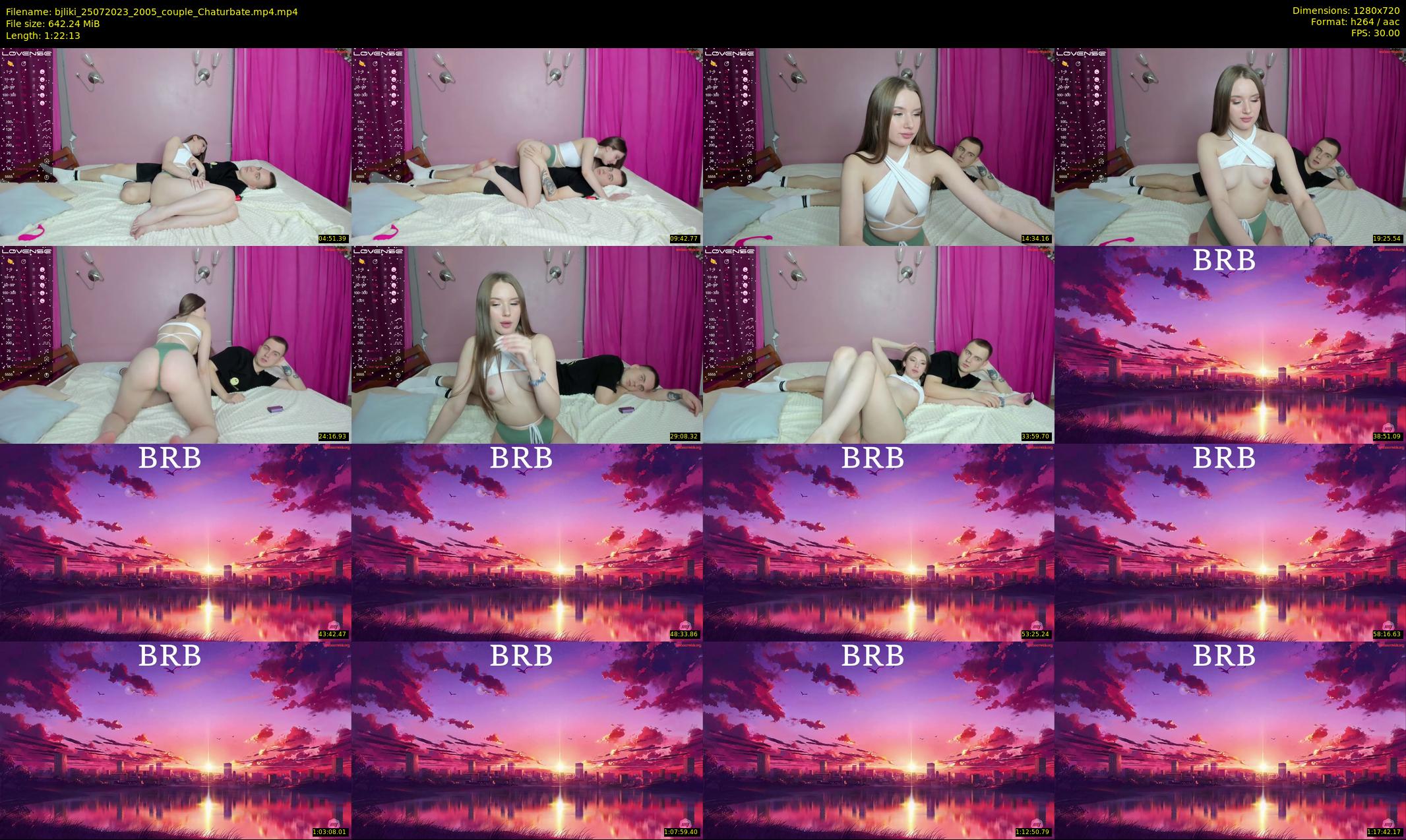 bjliki — 83 minute Chaturbate couple cam show recording, 720p, Jul 25, 2023